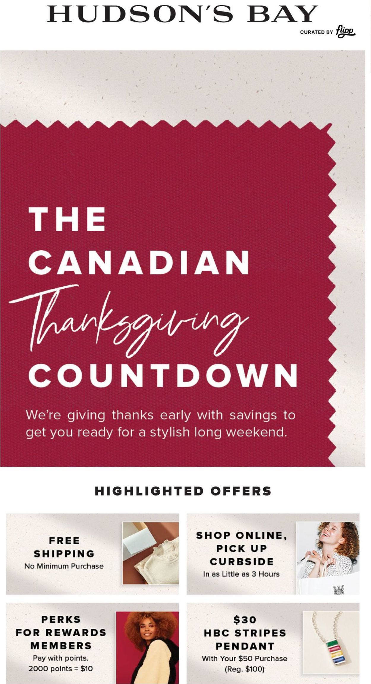 Hudson's Bay Flyer from 10/02/2020