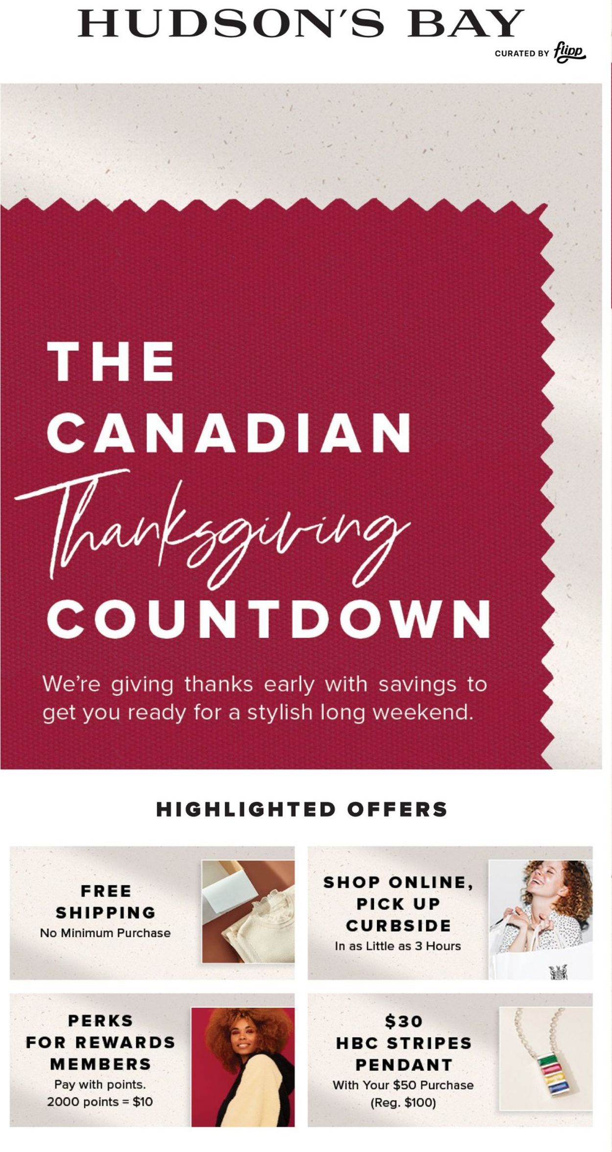 Hudson's Bay Flyer from 10/02/2020