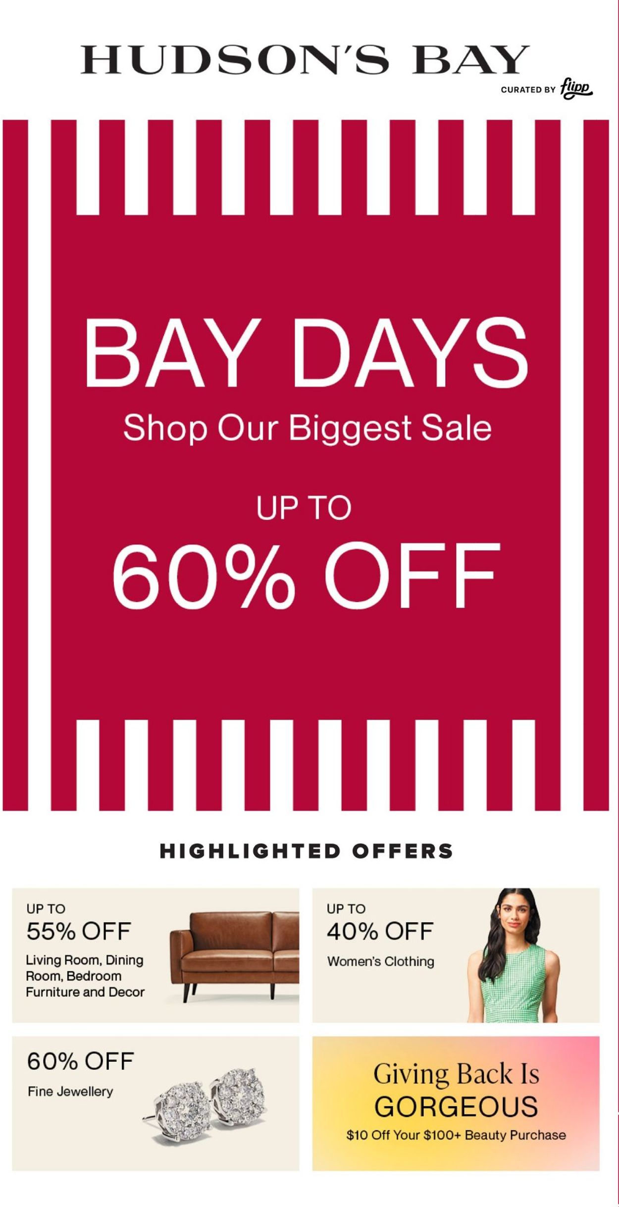 Hudson's Bay Flyer from 04/16/2021