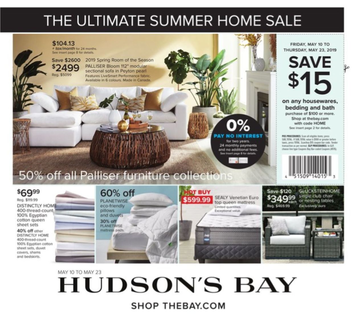 Hudson's Bay Flyer from 05/10/2019
