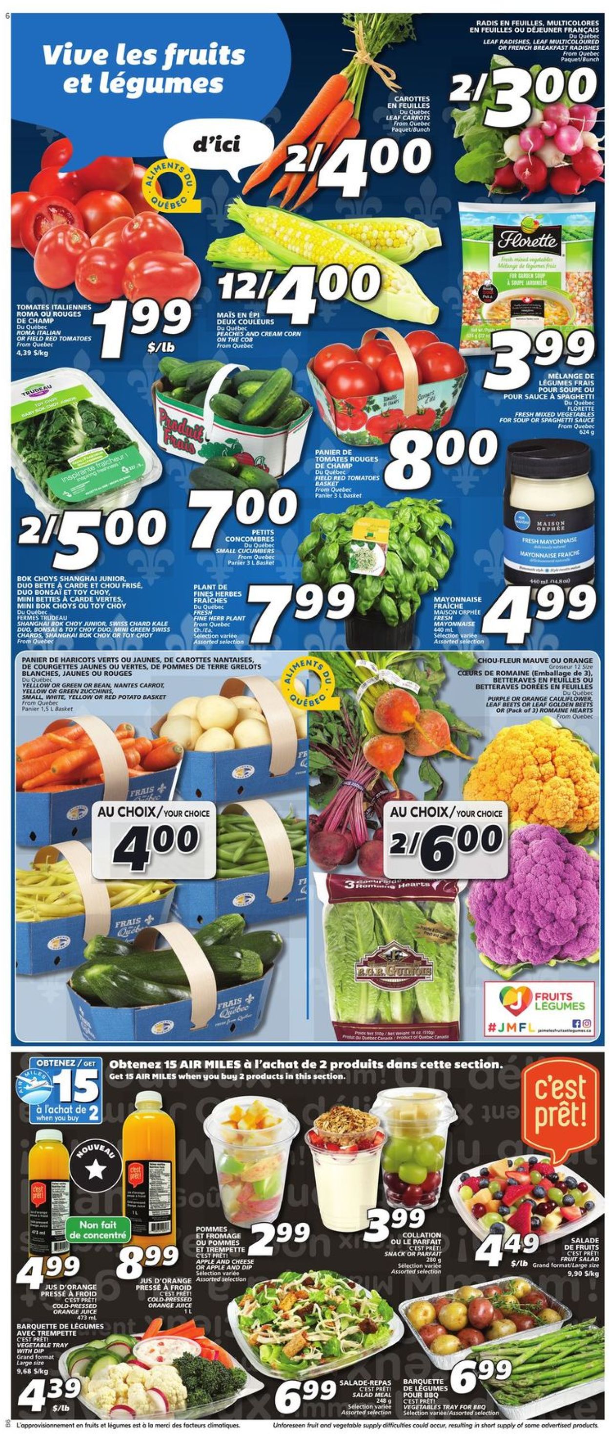 IGA Flyer from 08/06/2020