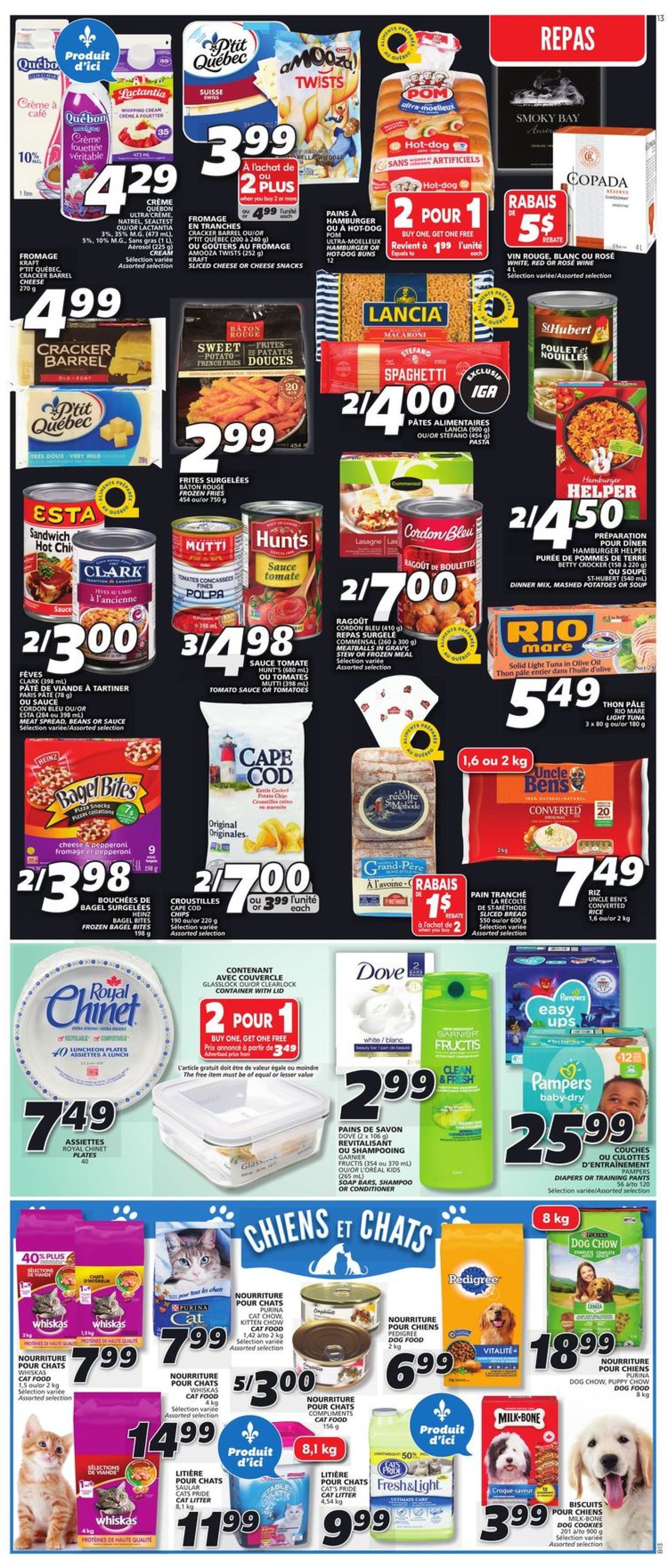 IGA Flyer from 08/06/2020