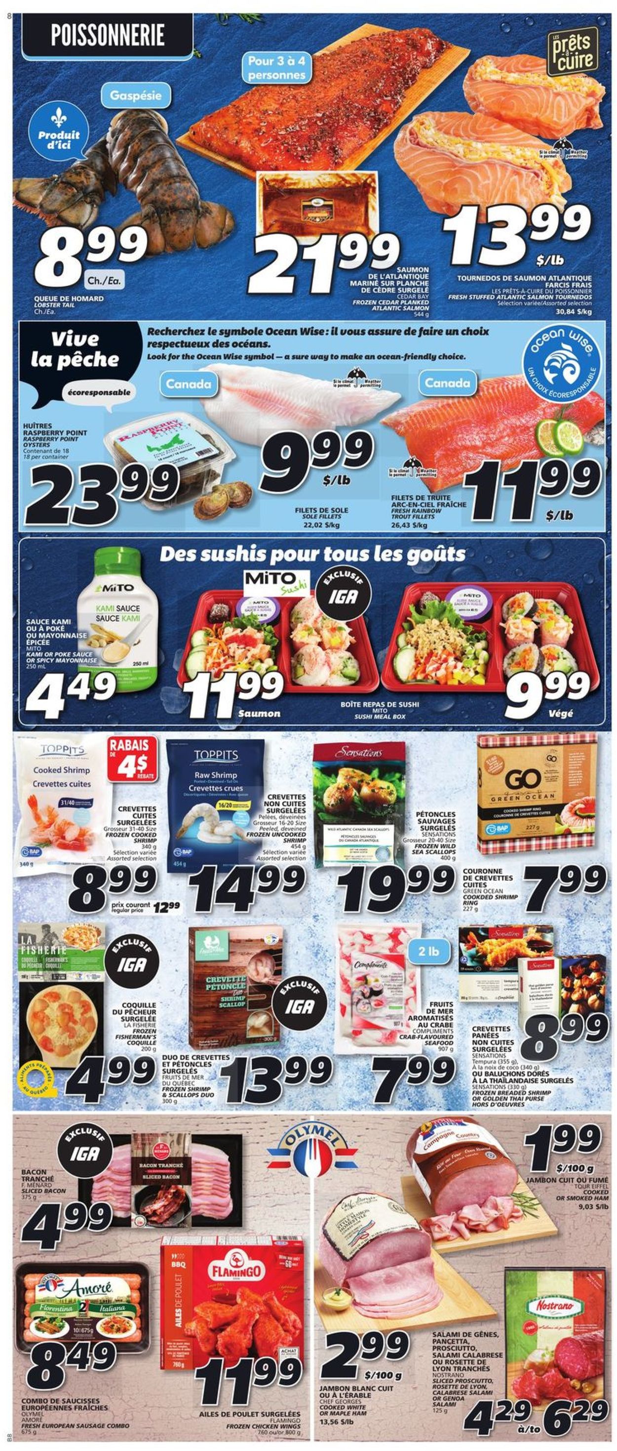IGA Flyer from 08/27/2020