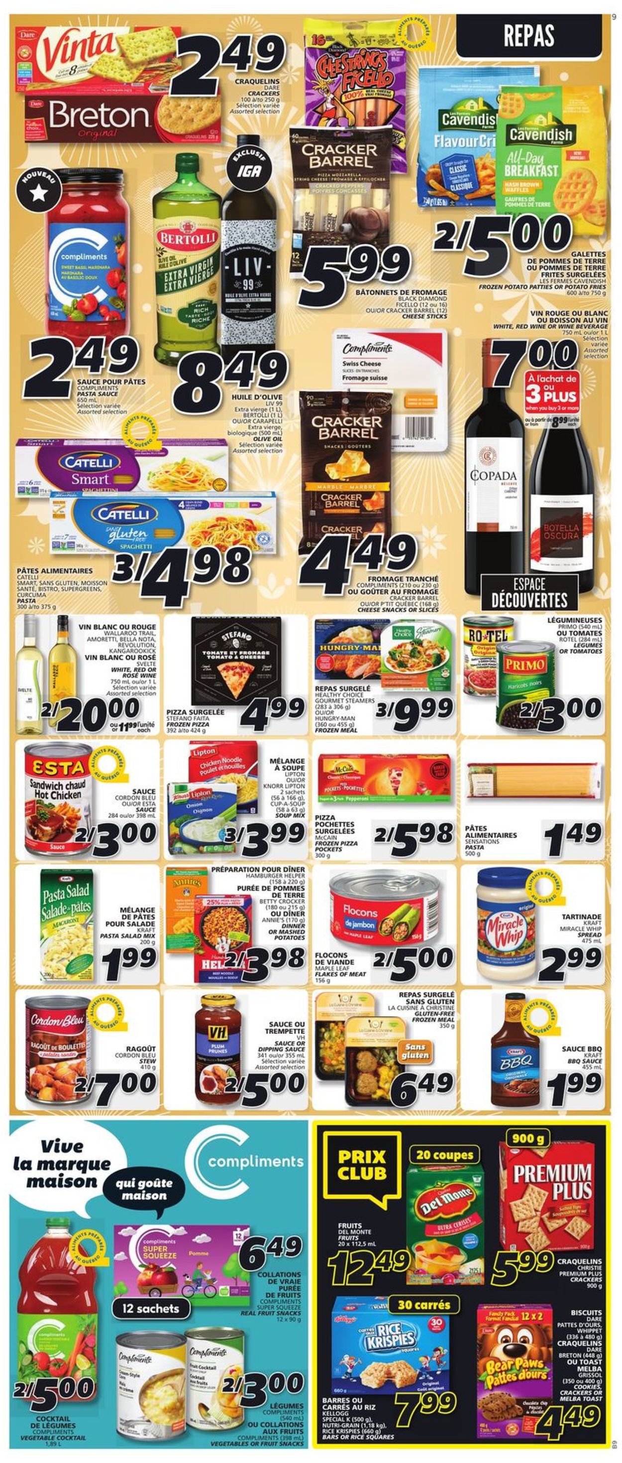 IGA Flyer from 12/31/2020