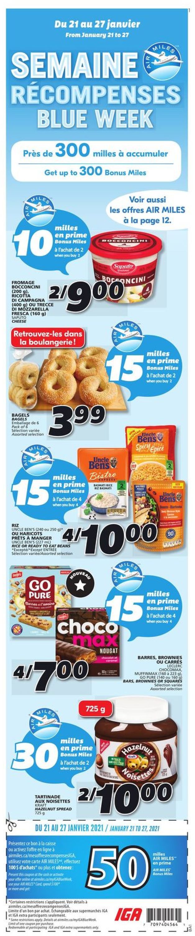 IGA Flyer from 01/21/2021