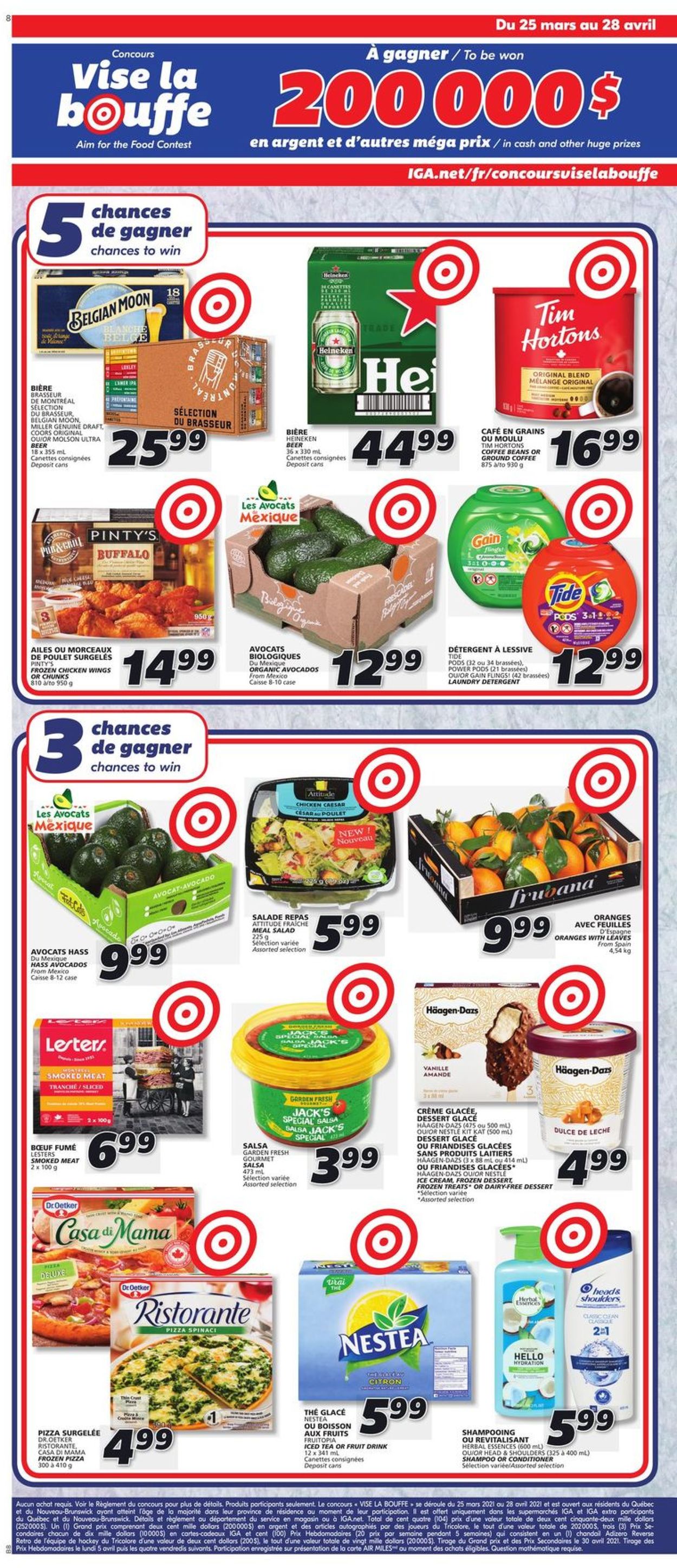IGA Flyer from 03/25/2021