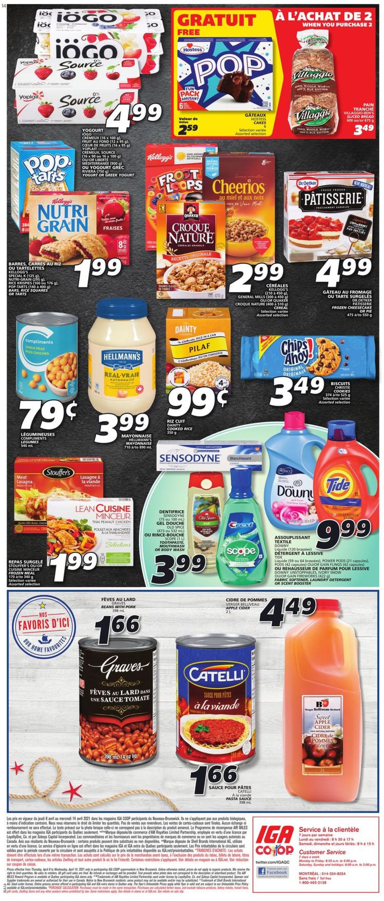 IGA Flyer from 04/08/2021