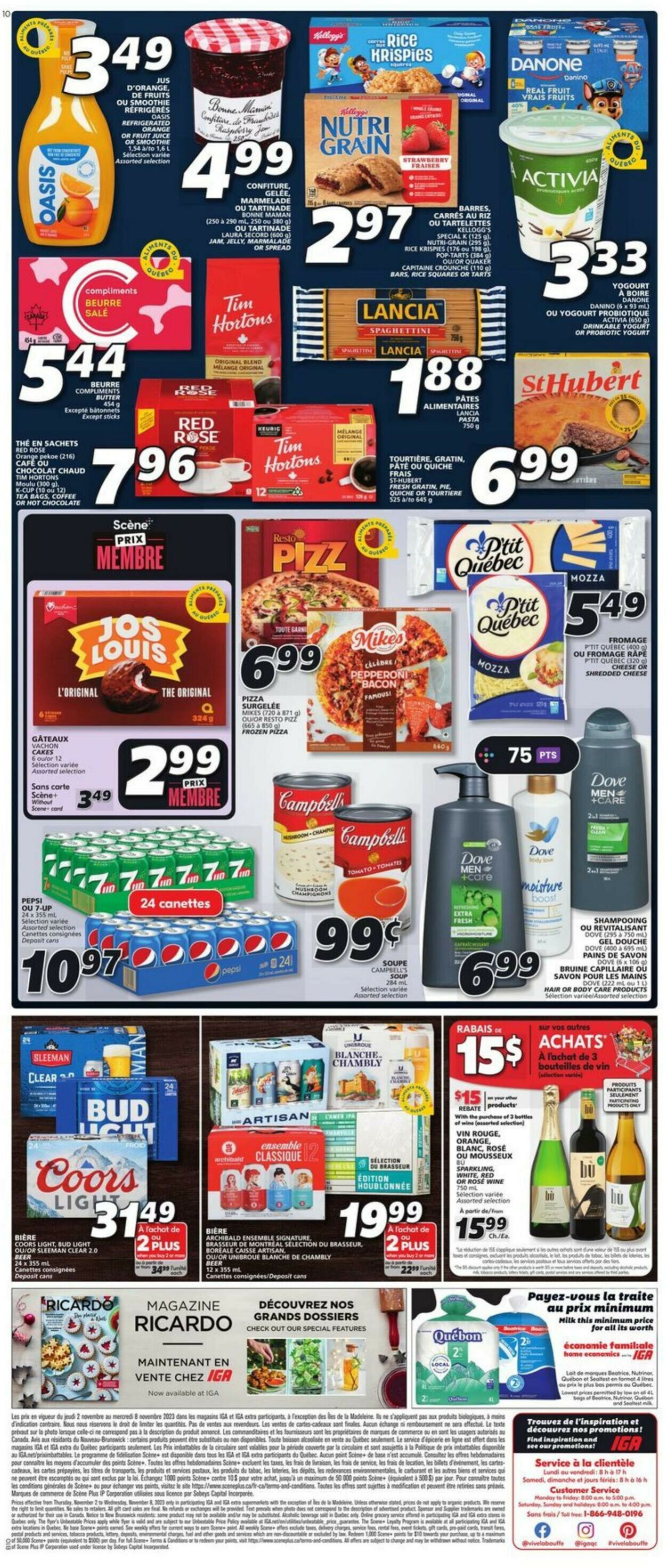 IGA Flyer from 11/02/2023