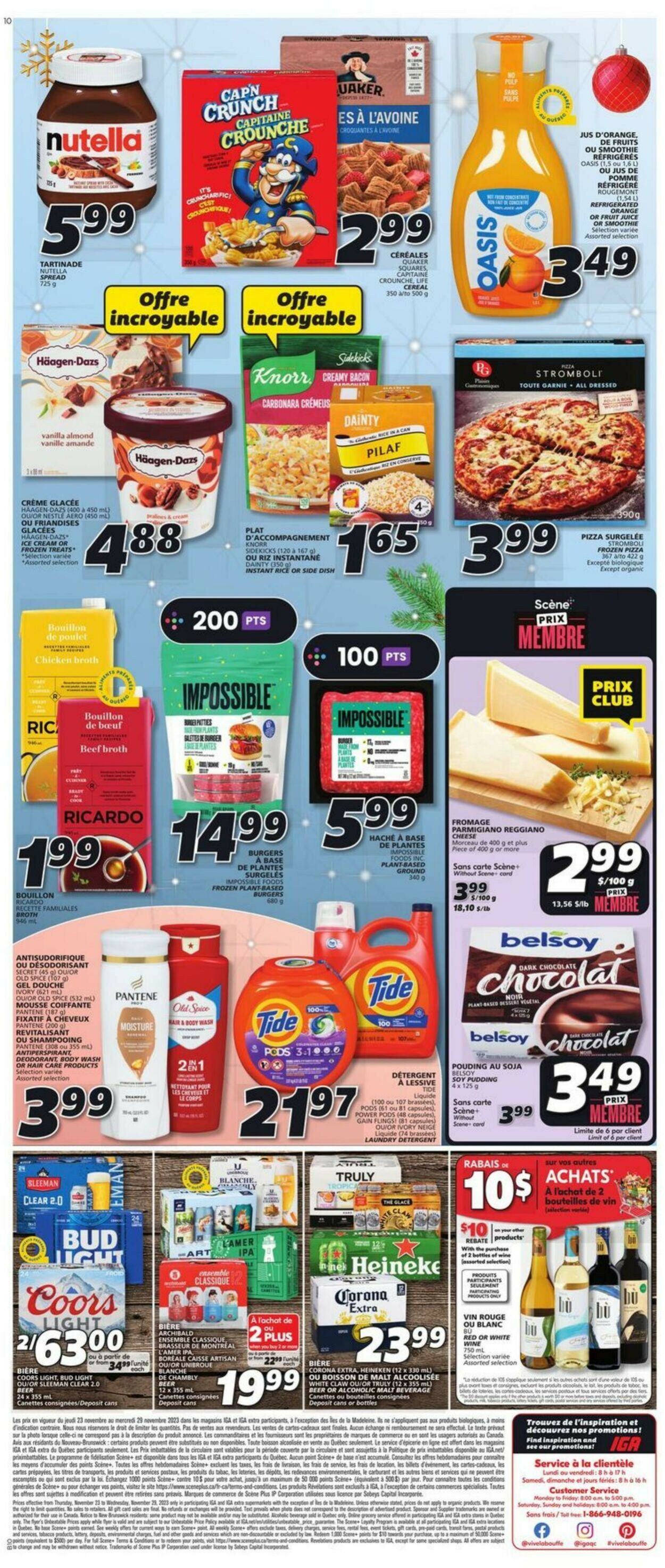 IGA Flyer from 11/23/2023