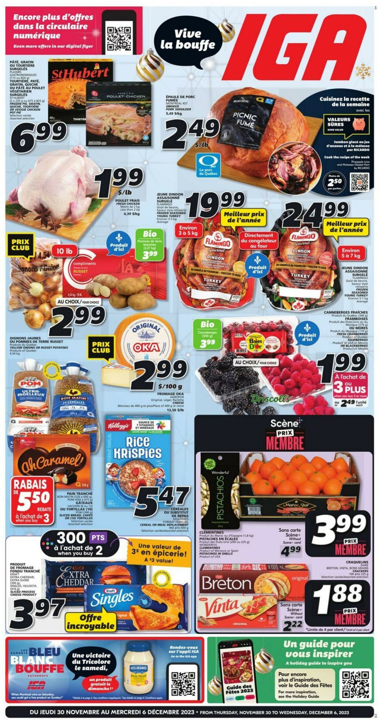 IGA Flyer from 11/30/2023