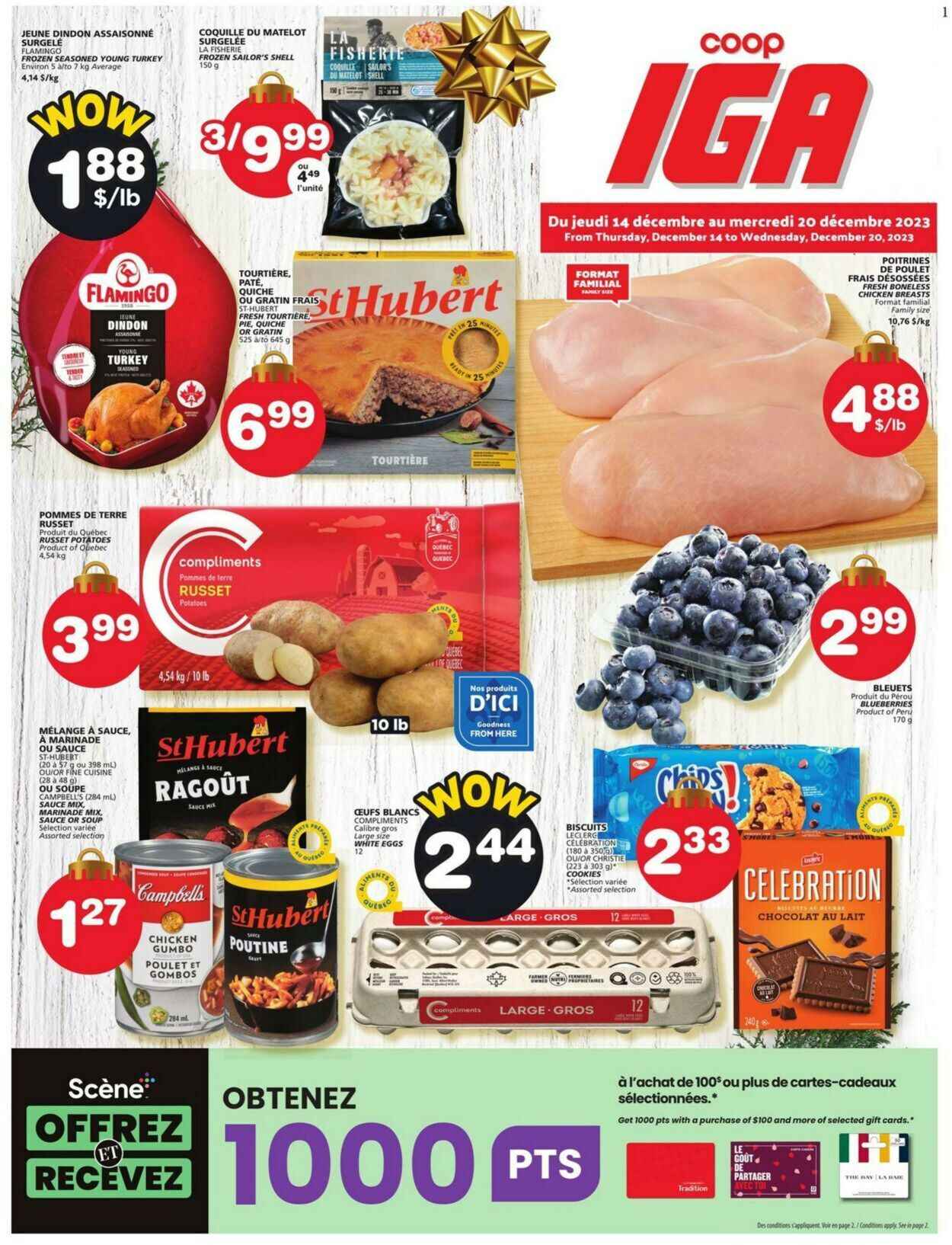 IGA Flyer from 12/14/2023