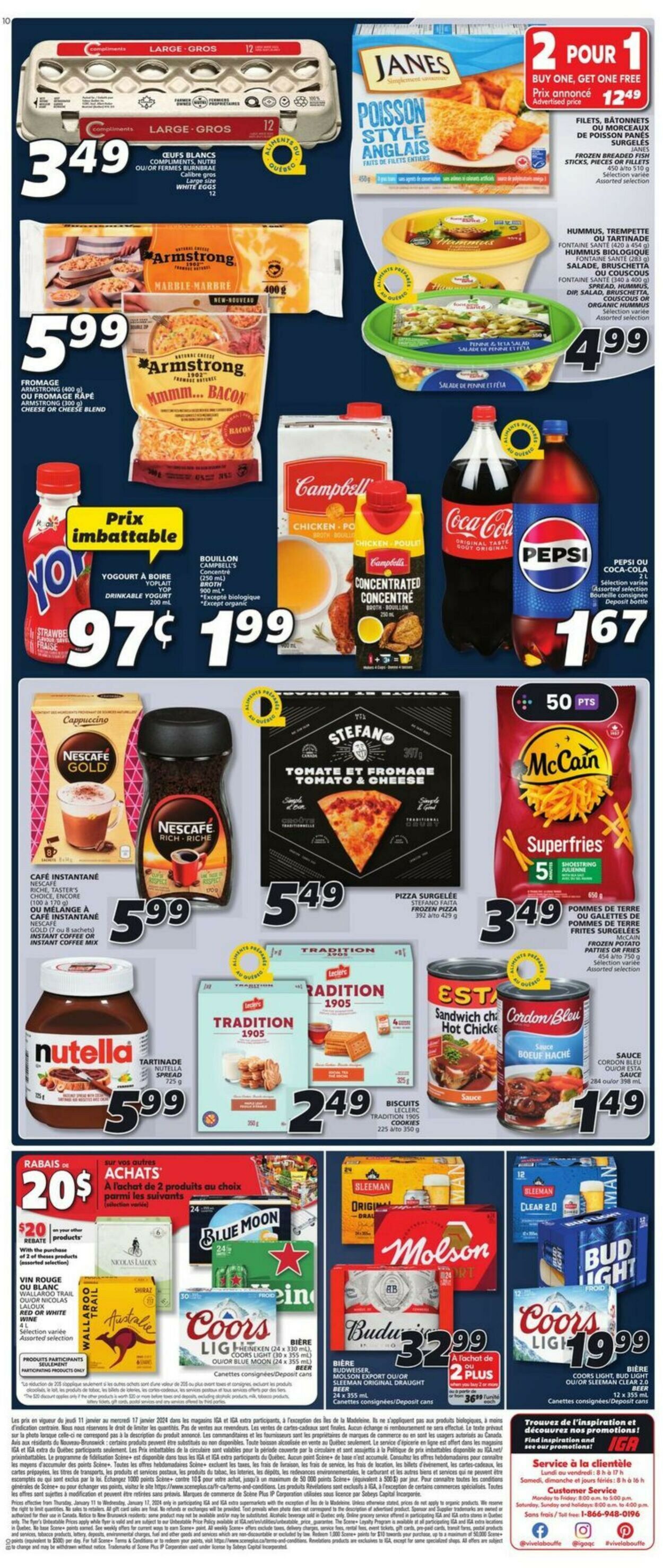 IGA Flyer from 01/11/2024