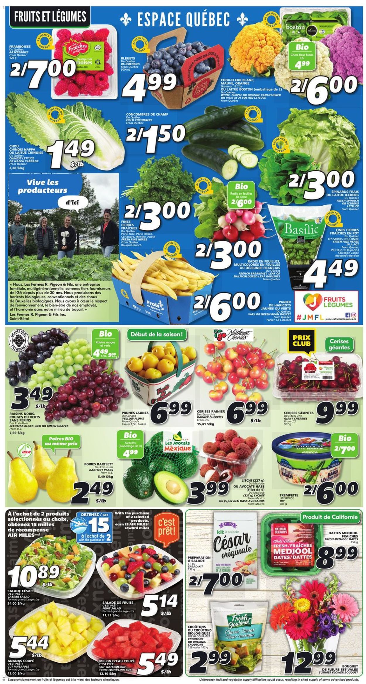 IGA Flyer from 07/22/2021