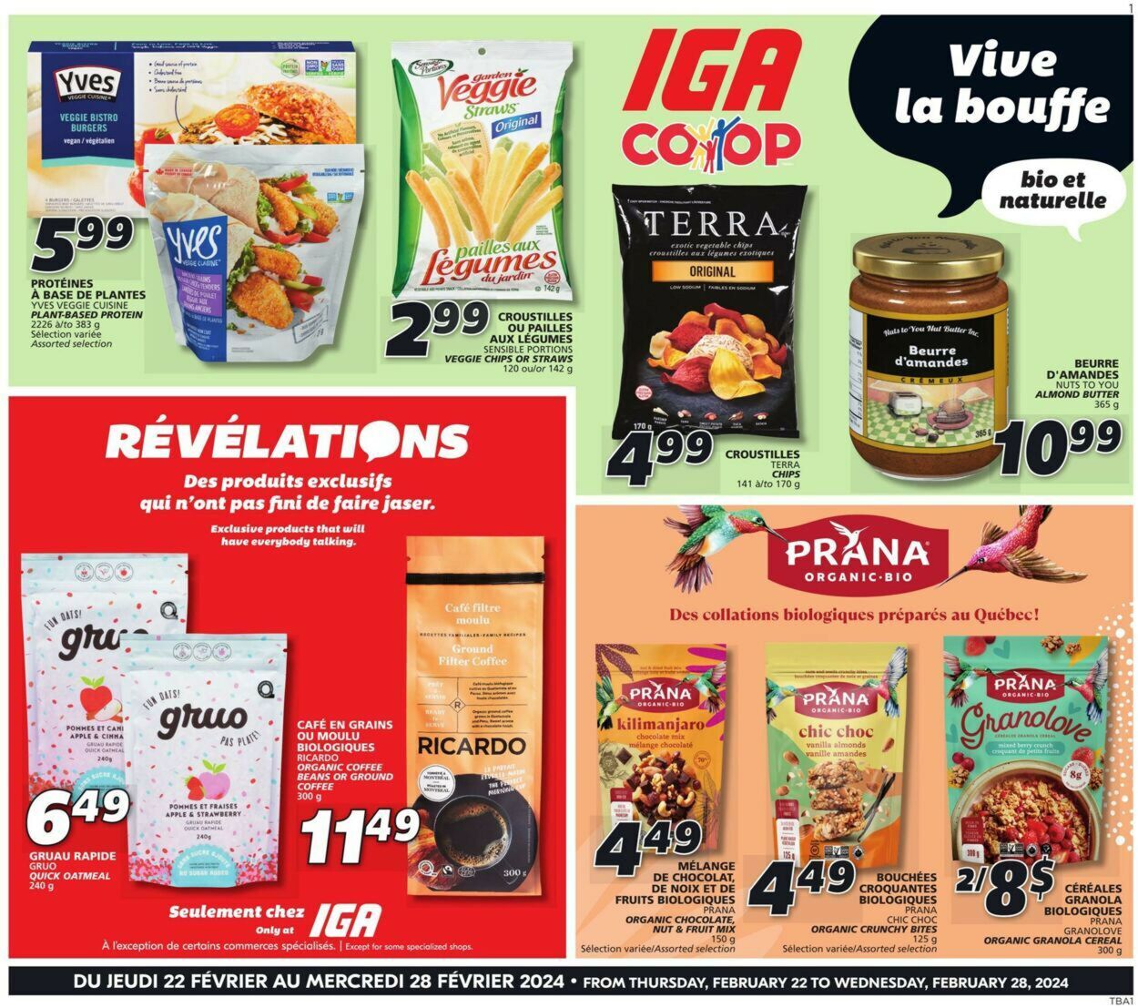 IGA Flyer from 02/22/2024