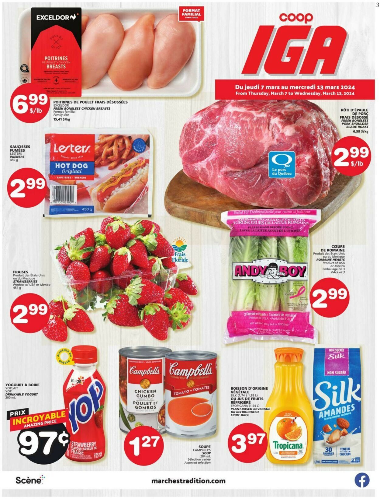 IGA Flyer from 03/07/2024