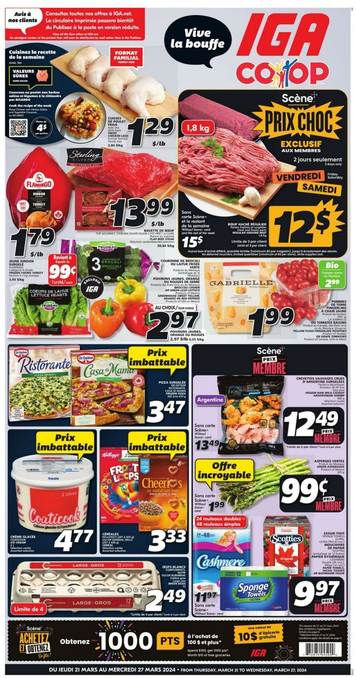 IGA Flyer from 03/21/2024