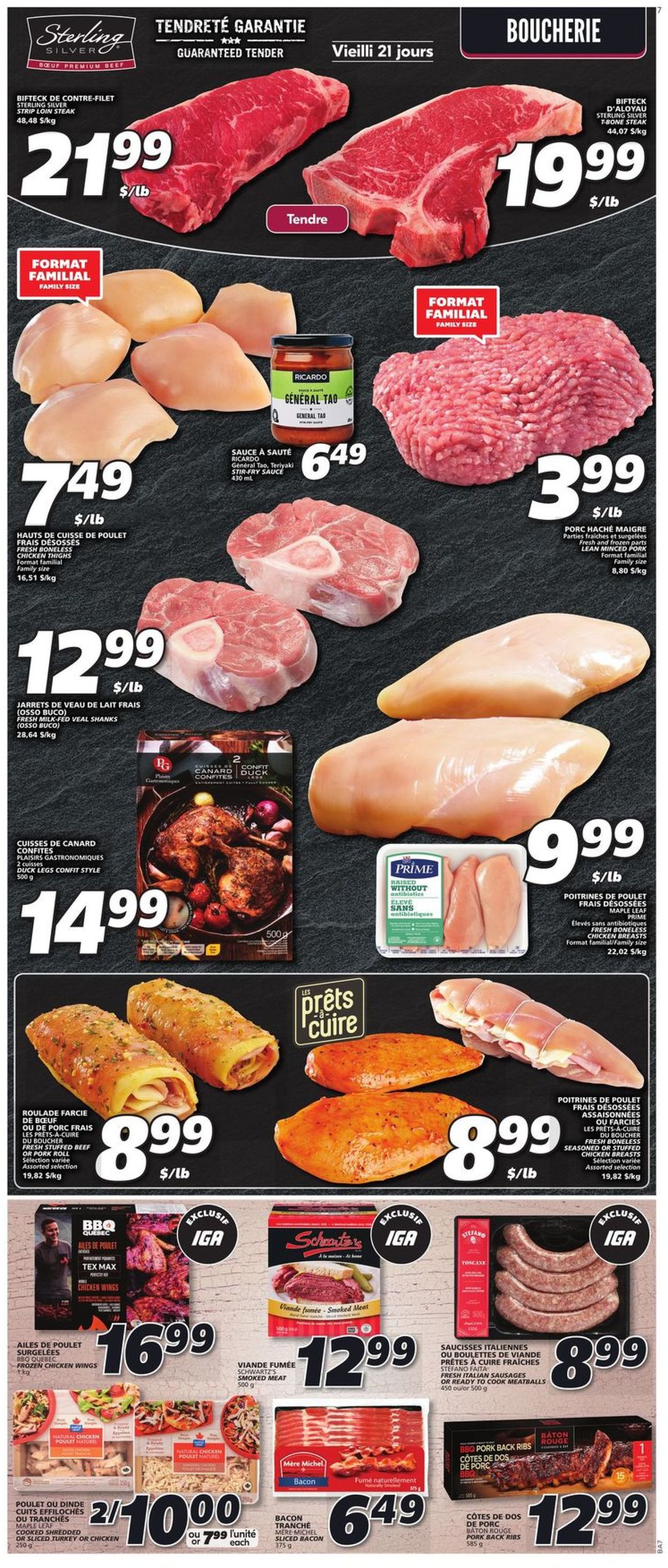 IGA Flyer from 08/19/2021