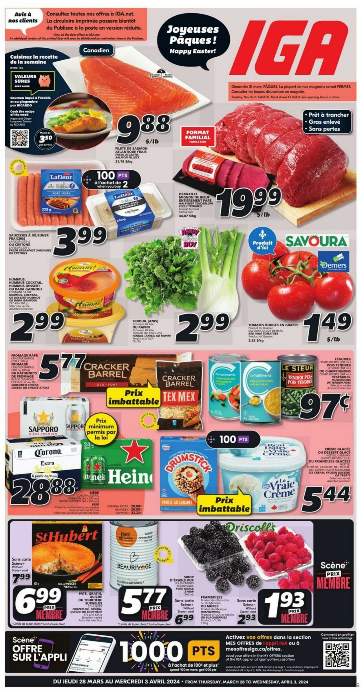 IGA Flyer from 03/28/2024