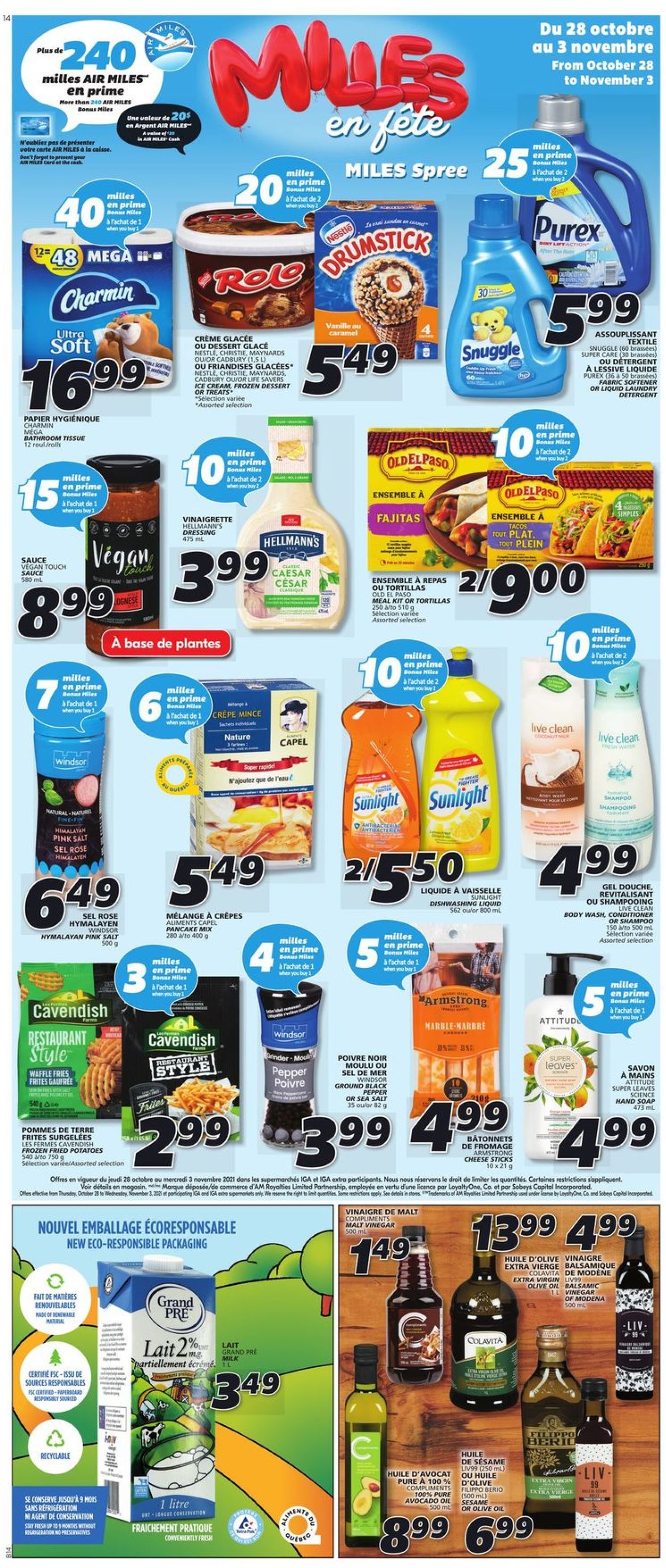 IGA Flyer from 10/28/2021