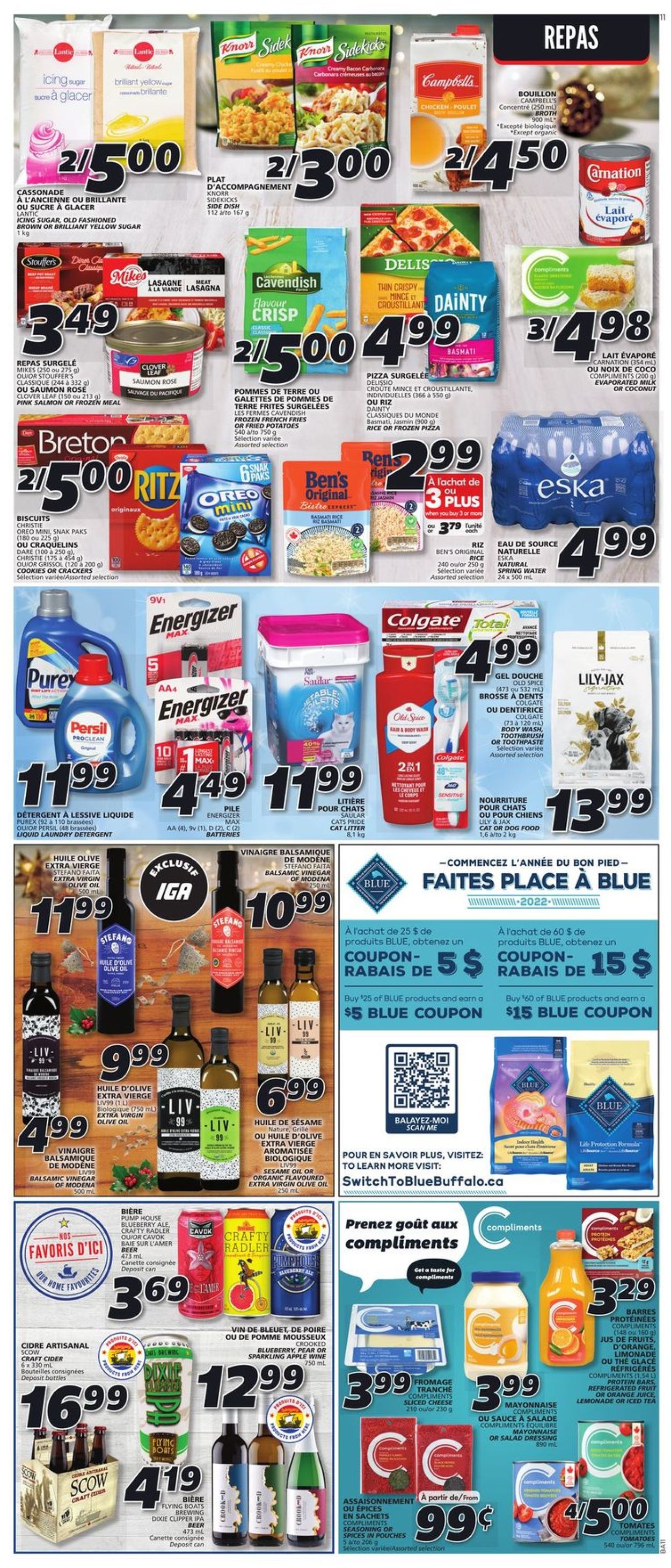 IGA Flyer from 12/30/2021