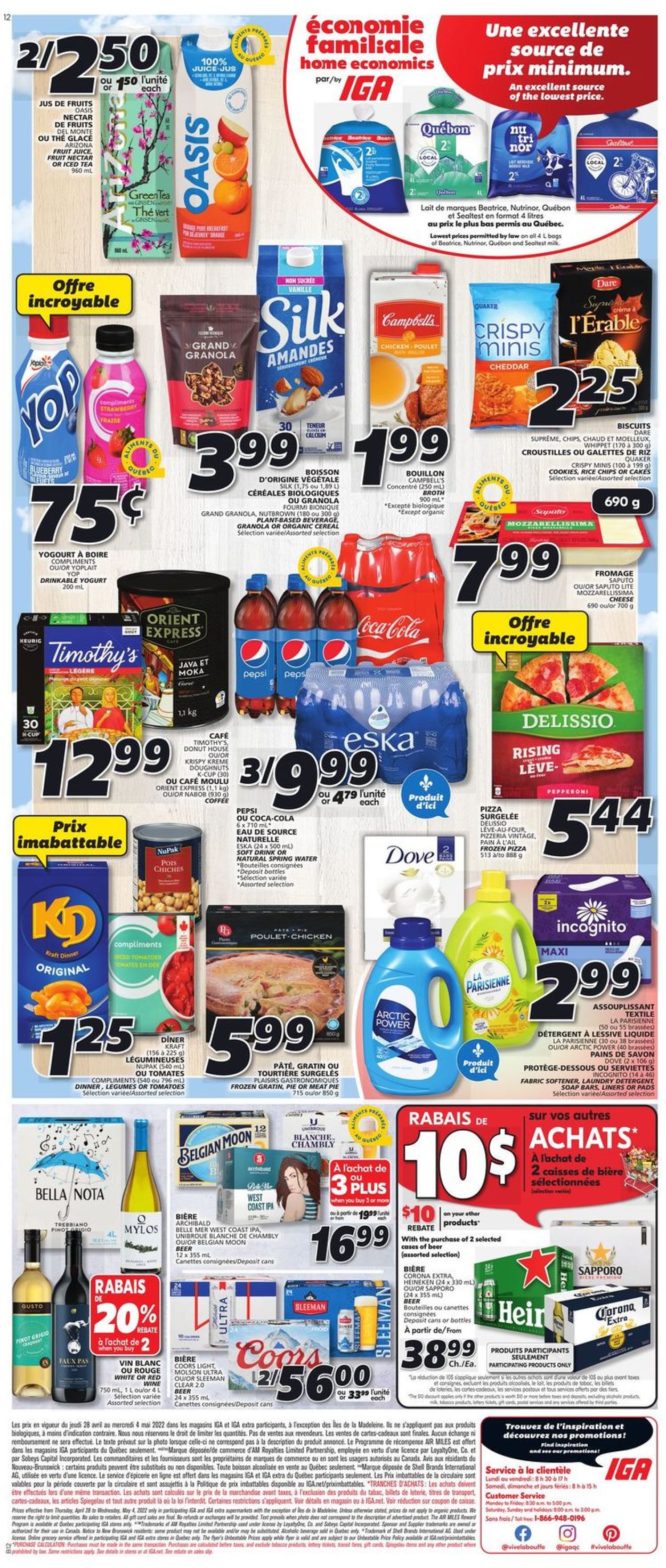 IGA Flyer from 04/28/2022