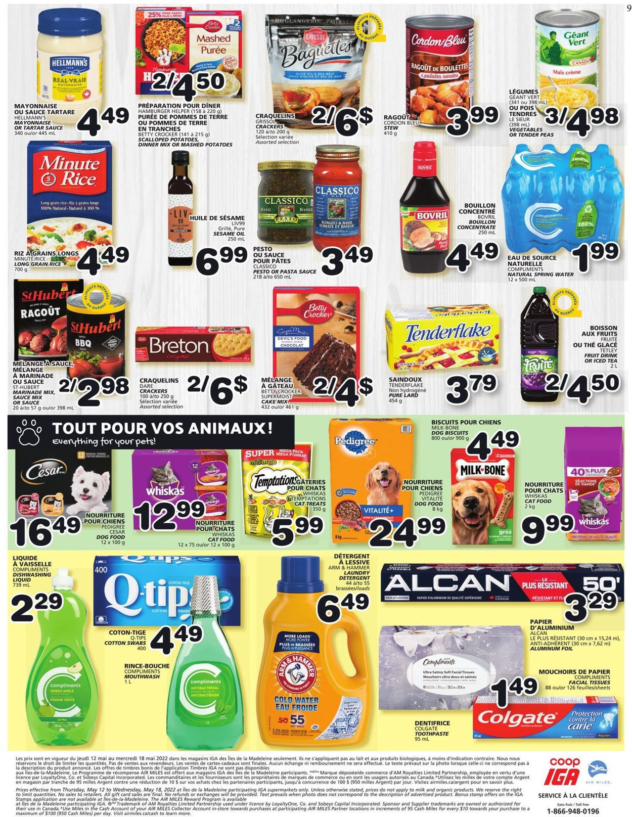 IGA Flyer from 05/12/2022