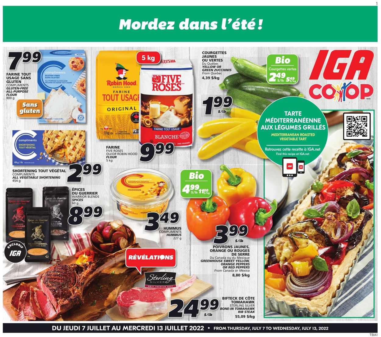 IGA Flyer from 07/07/2022