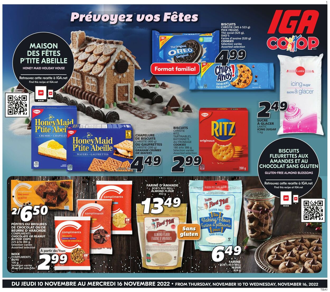 IGA Flyer from 11/10/2022