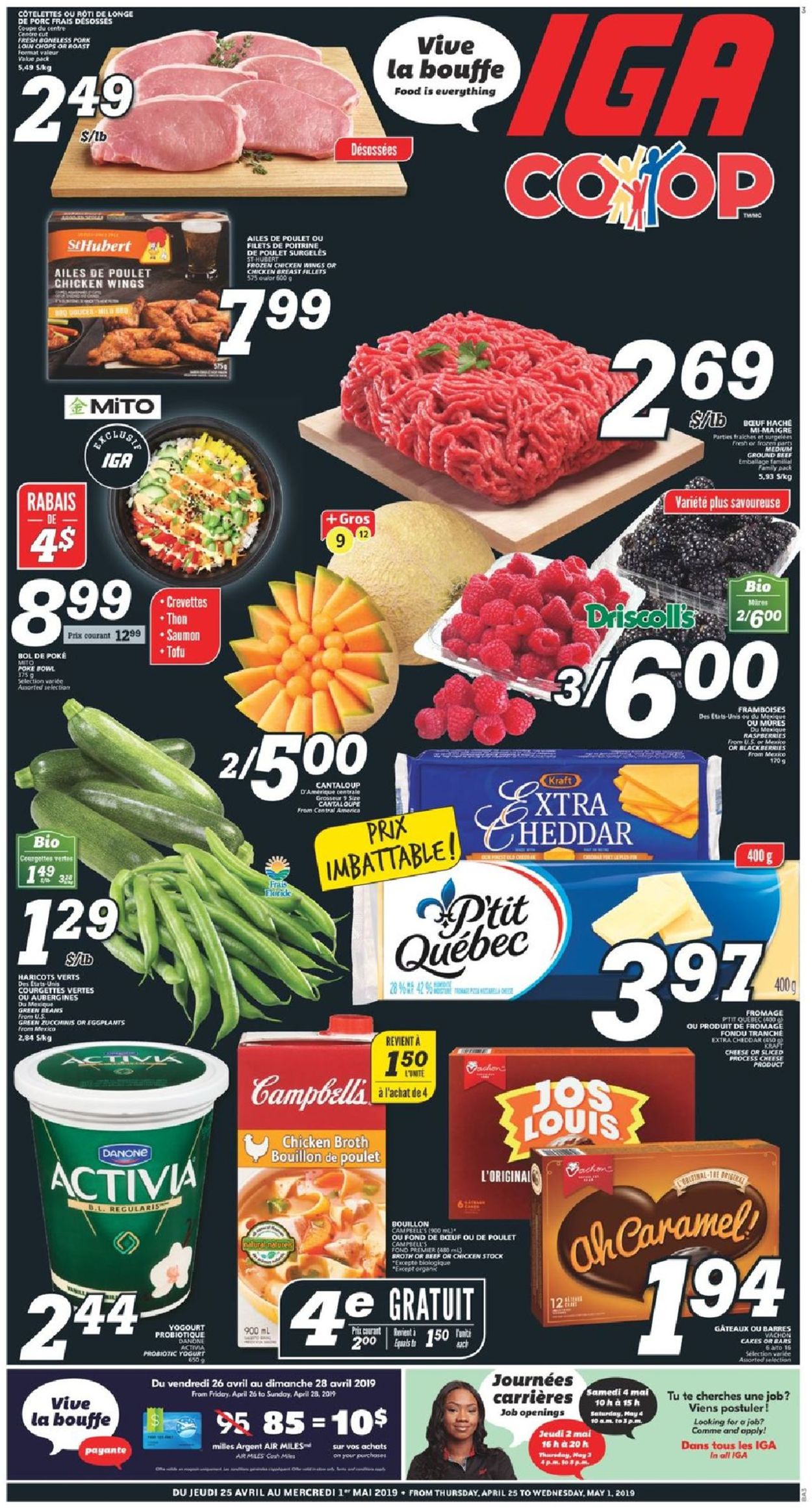 IGA Flyer from 04/25/2019