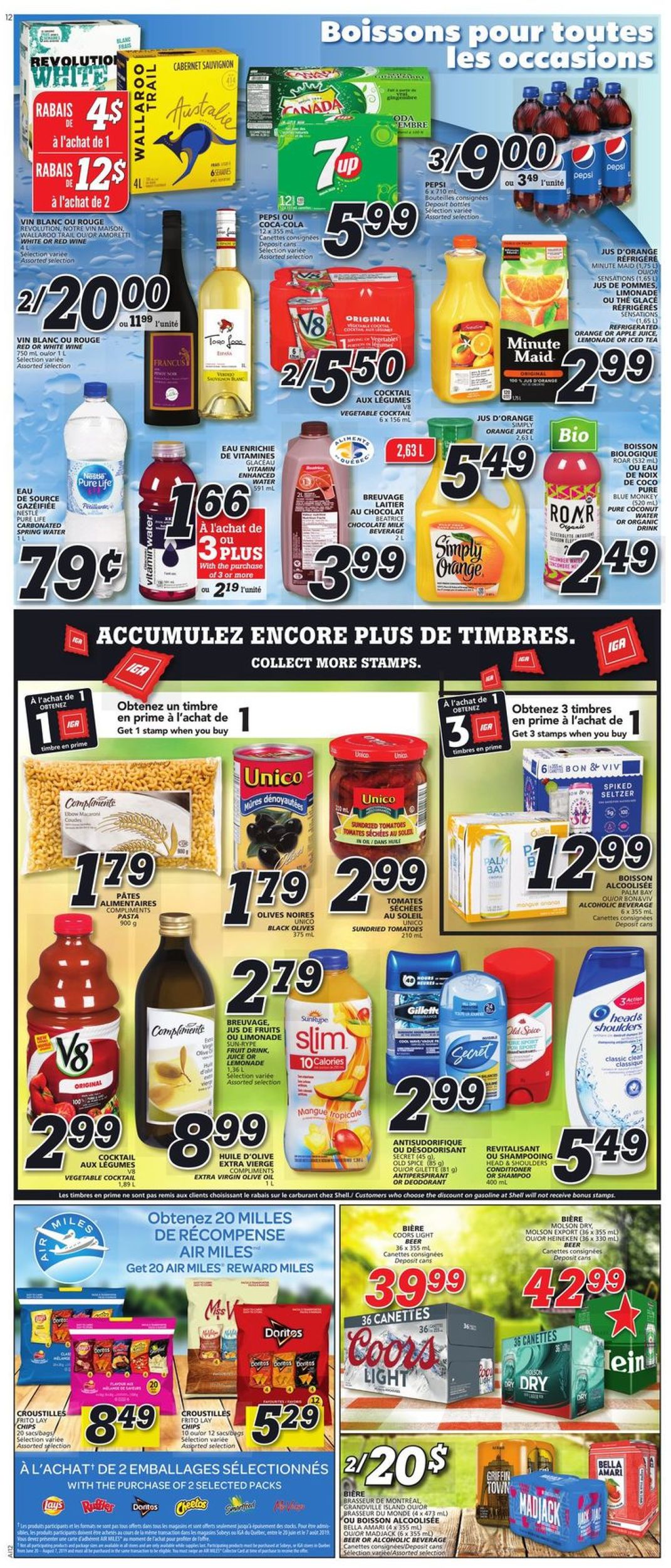 IGA Flyer from 07/04/2019