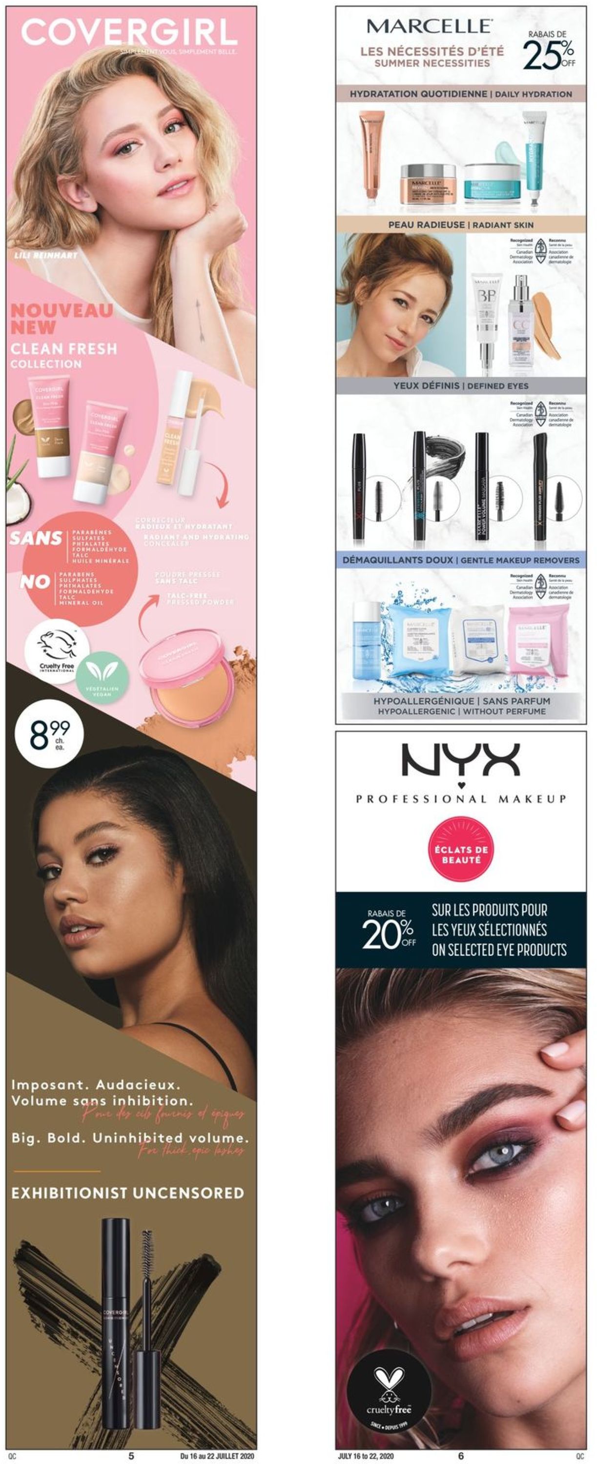 Jean Coutu Flyer from 07/16/2020