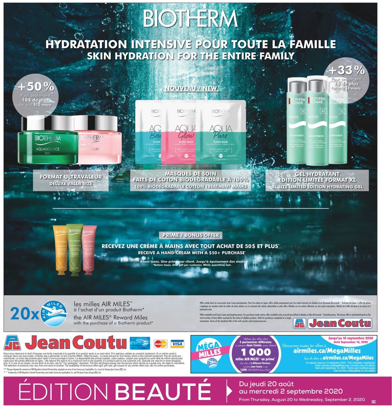 Jean Coutu Flyer from 08/20/2020