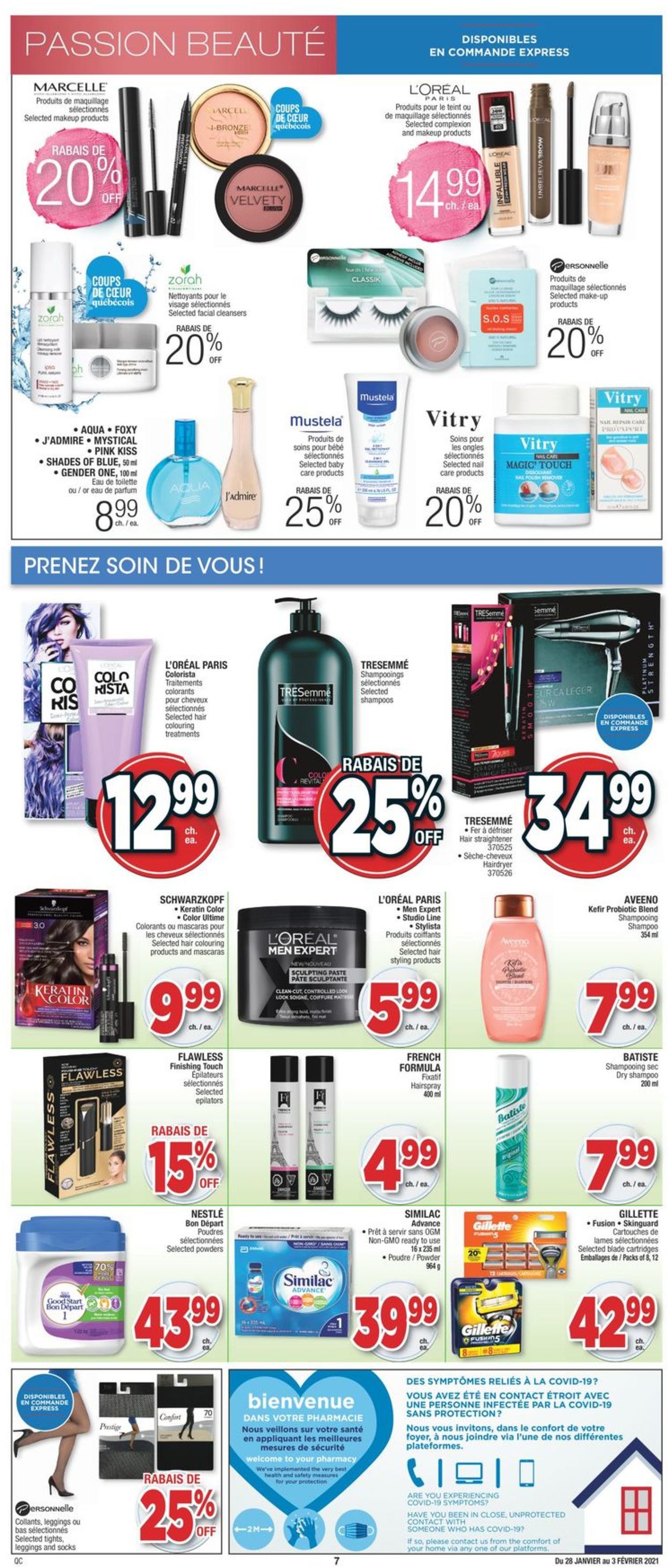 Jean Coutu Flyer from 01/28/2021