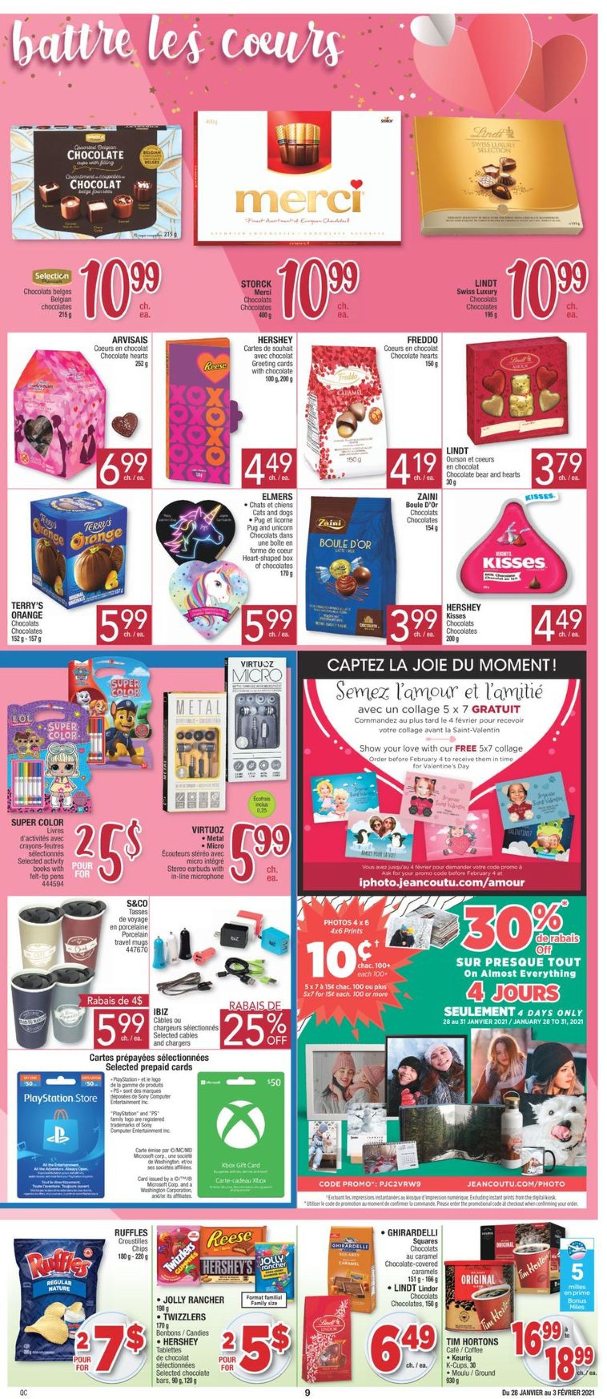 Jean Coutu Flyer from 01/28/2021