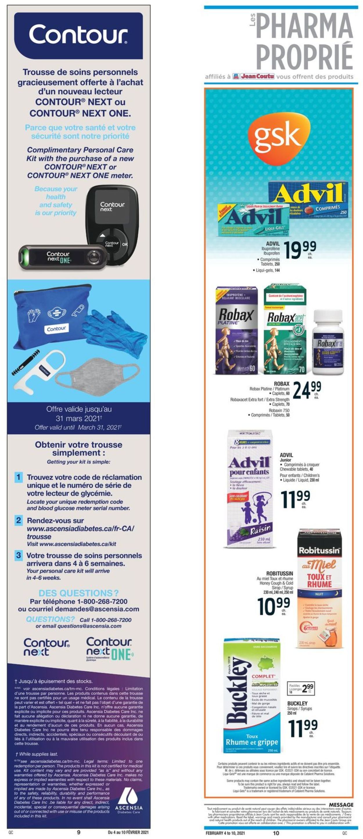 Jean Coutu Flyer from 02/04/2021