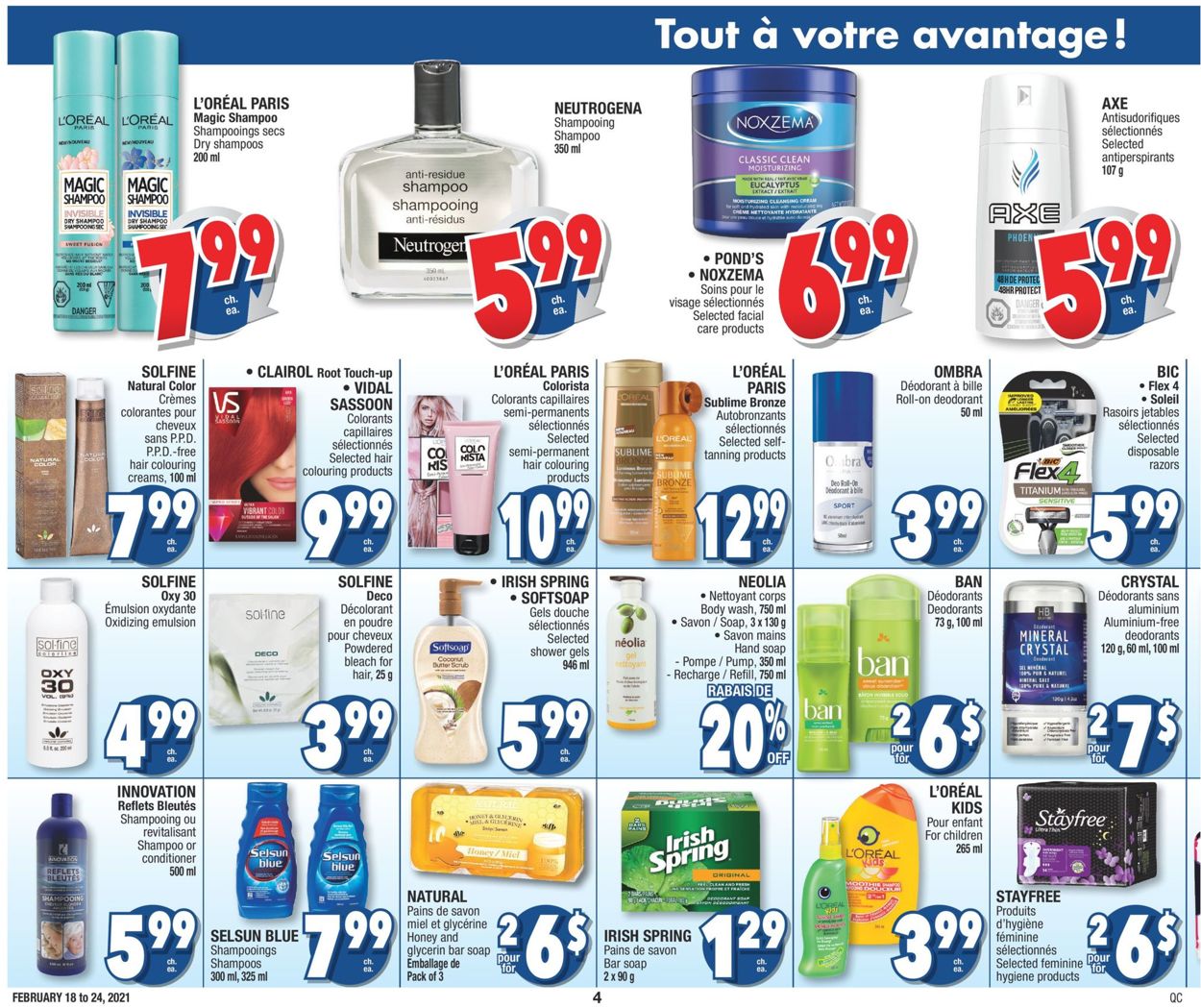 Jean Coutu Flyer from 02/18/2021