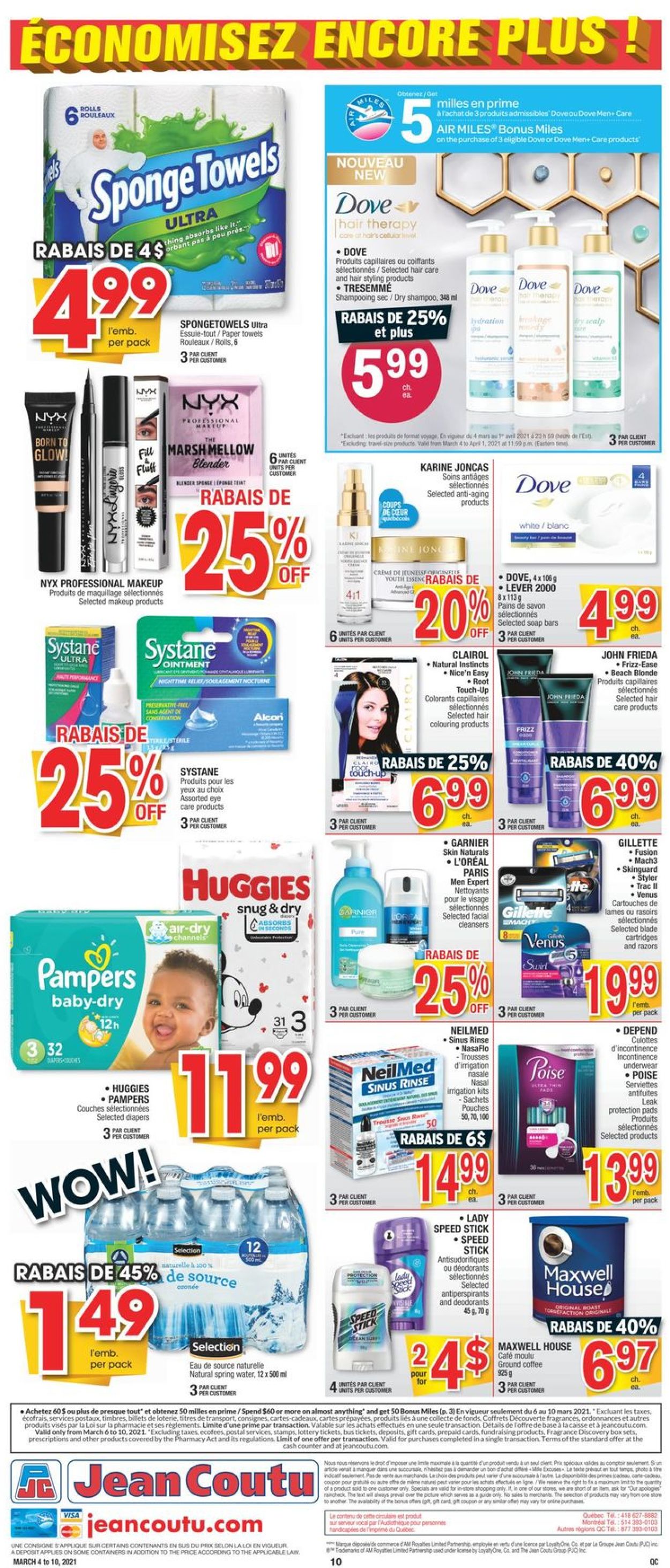 Jean Coutu Flyer from 03/04/2021
