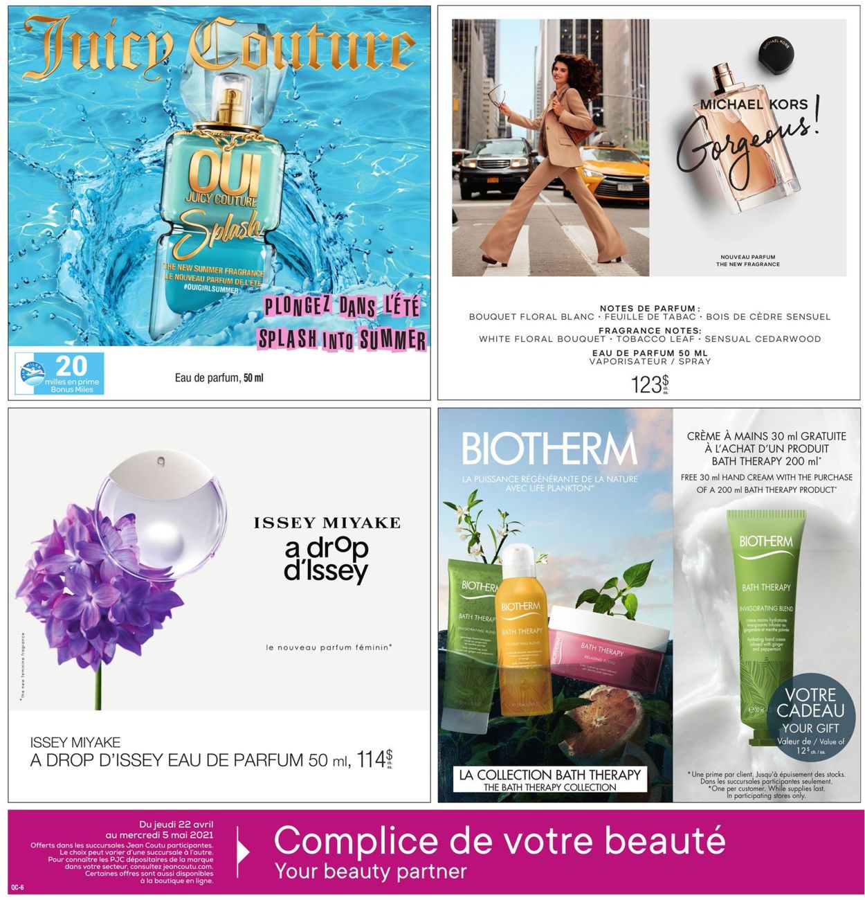 Jean Coutu Flyer from 04/22/2021