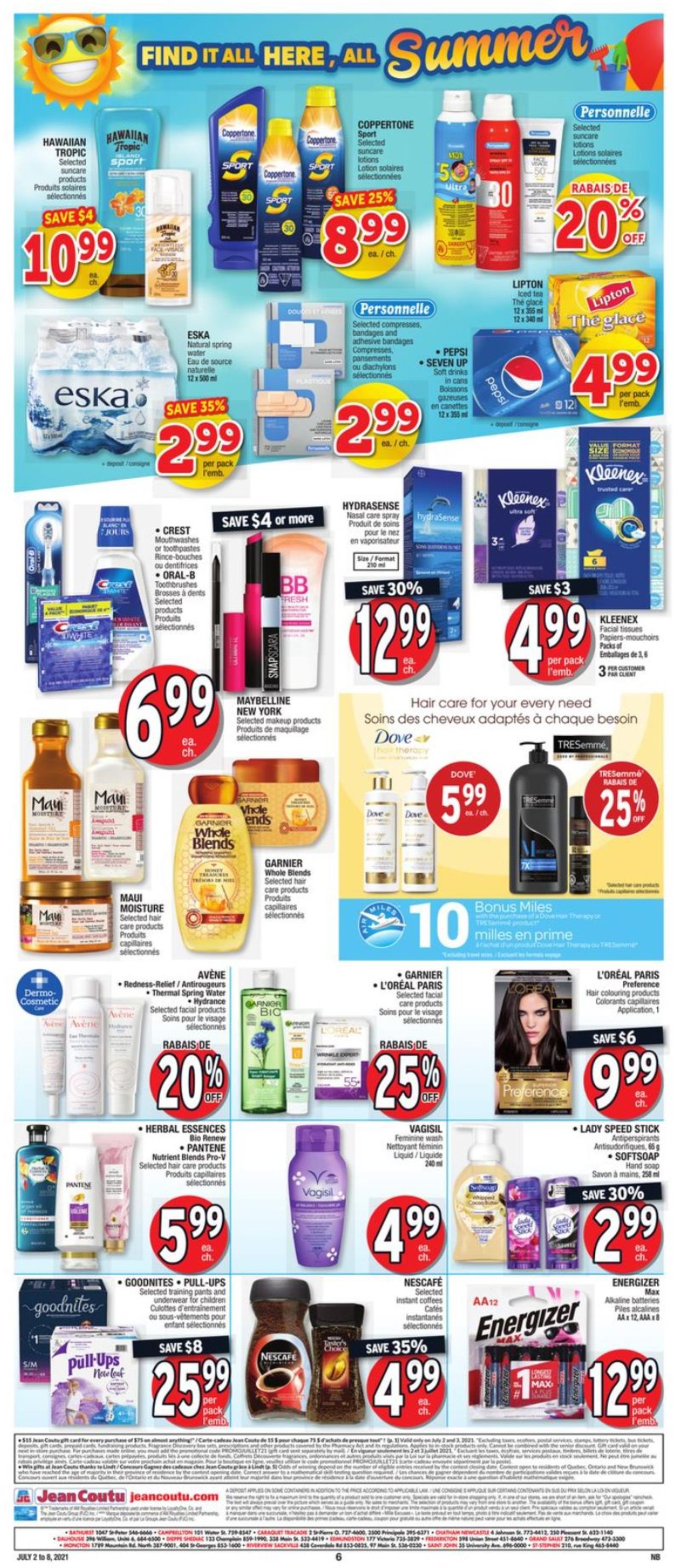 Jean Coutu Flyer from 07/02/2021