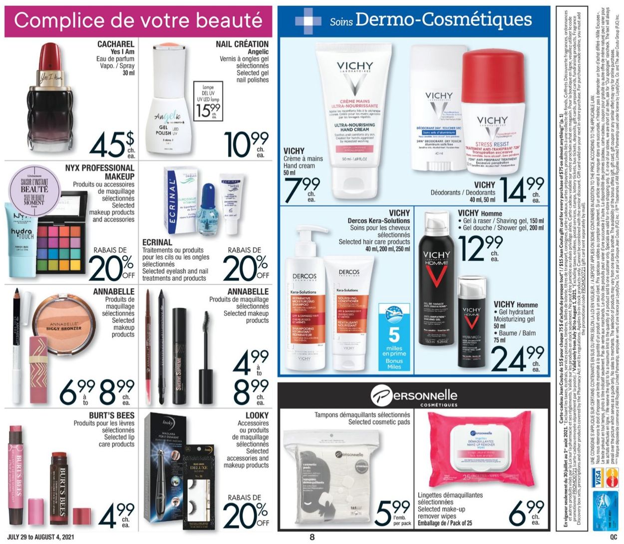 Jean Coutu Flyer from 07/29/2021