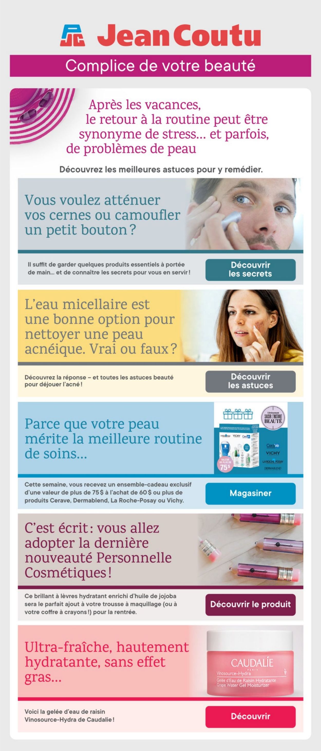 Jean Coutu Flyer from 08/12/2021