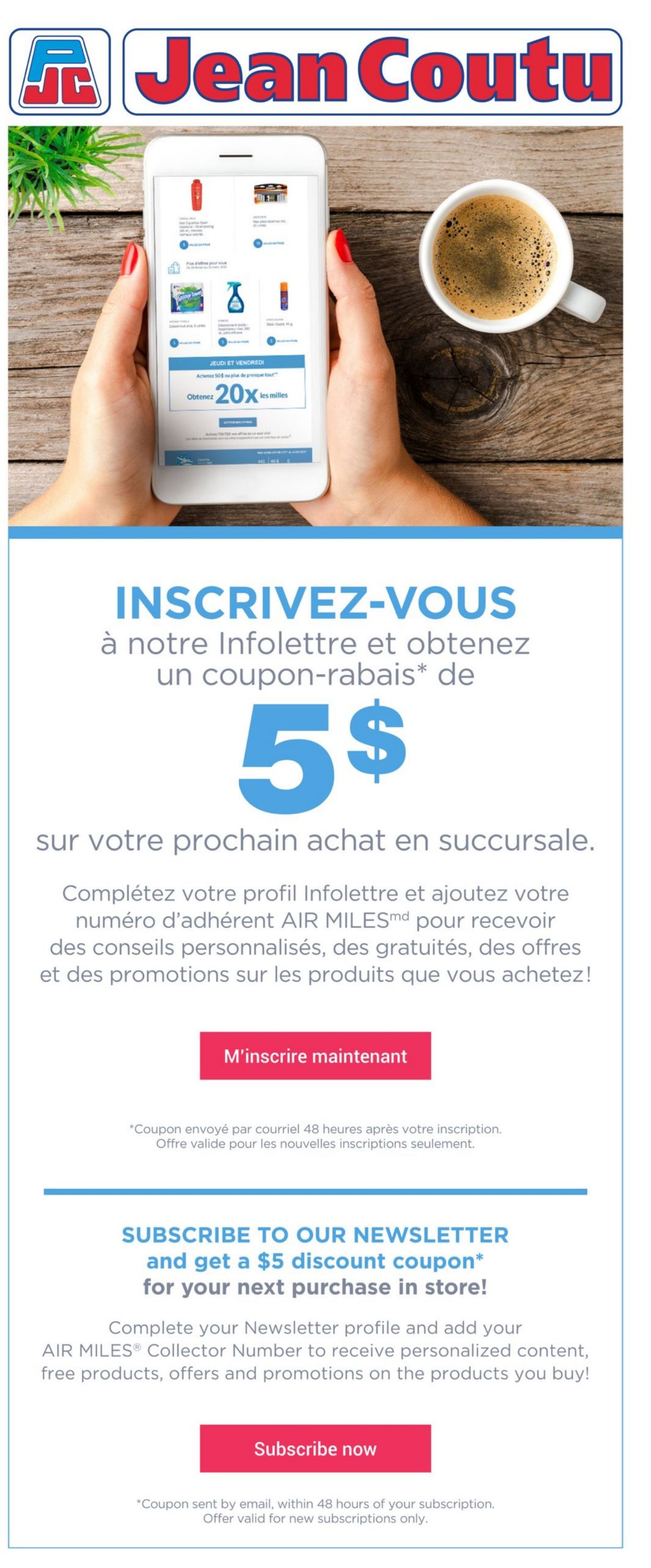 Jean Coutu Flyer from 08/19/2021