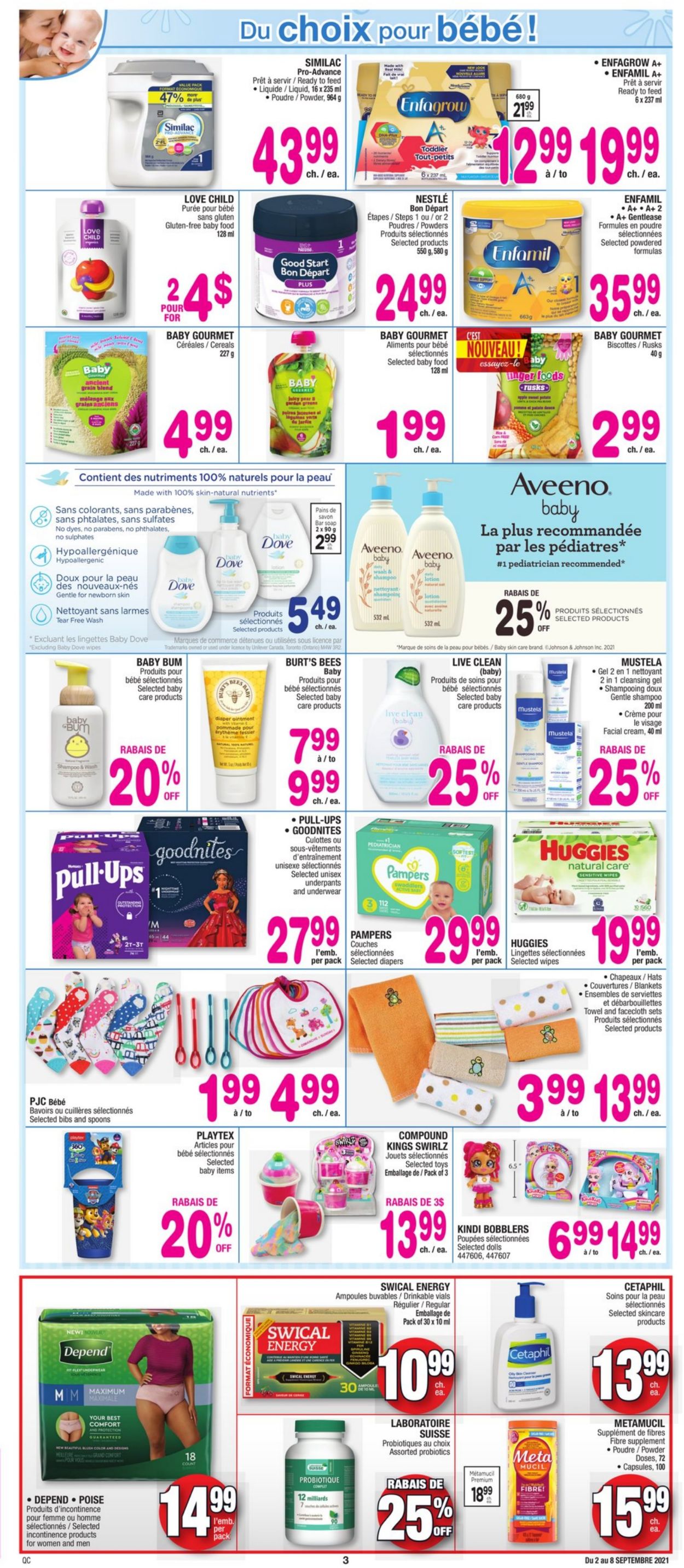 Jean Coutu Flyer from 09/01/2021