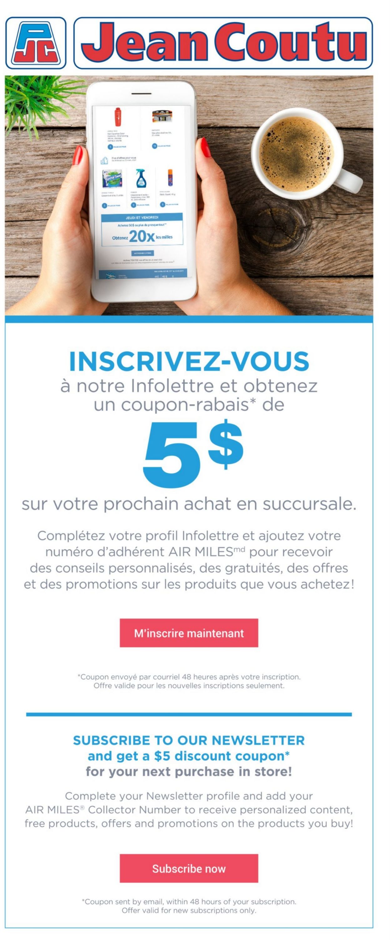 Jean Coutu Flyer from 09/02/2021
