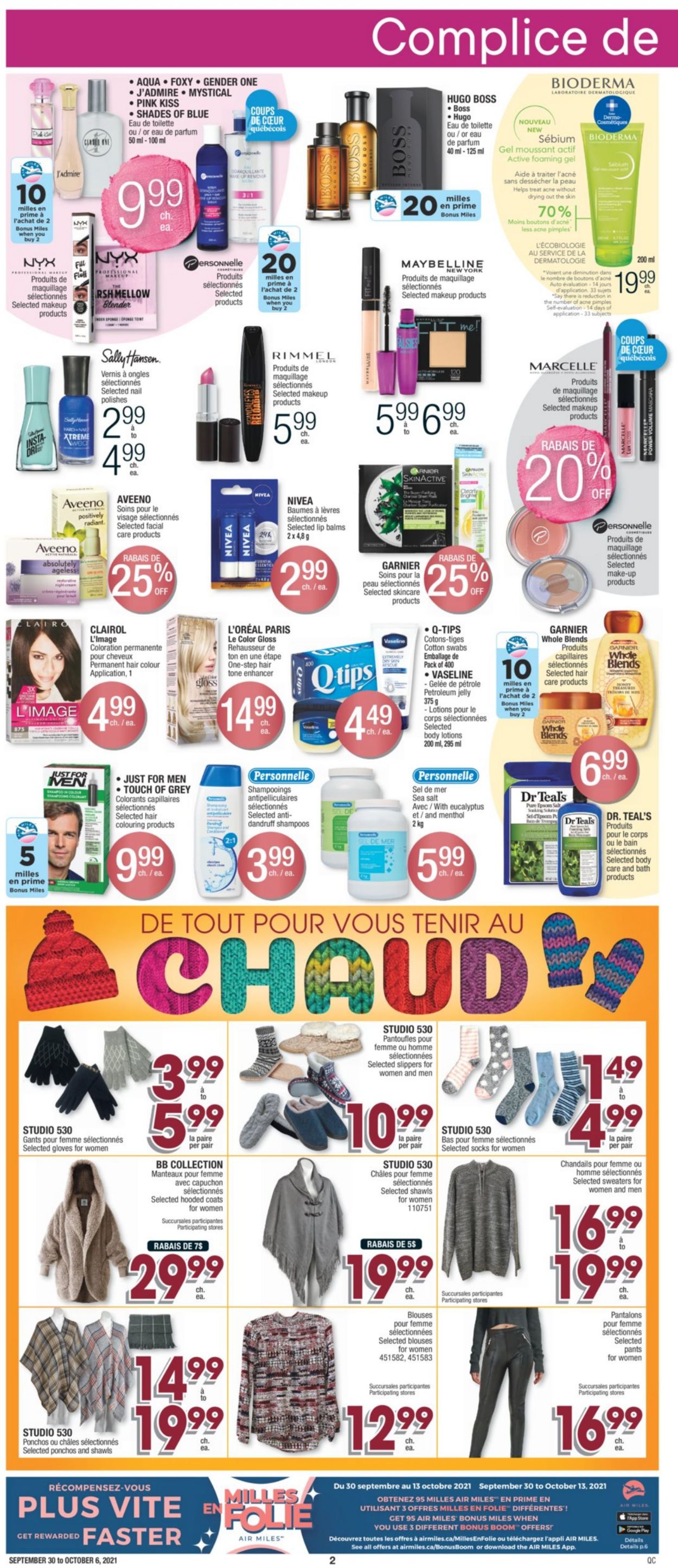 Jean Coutu Flyer from 09/30/2021