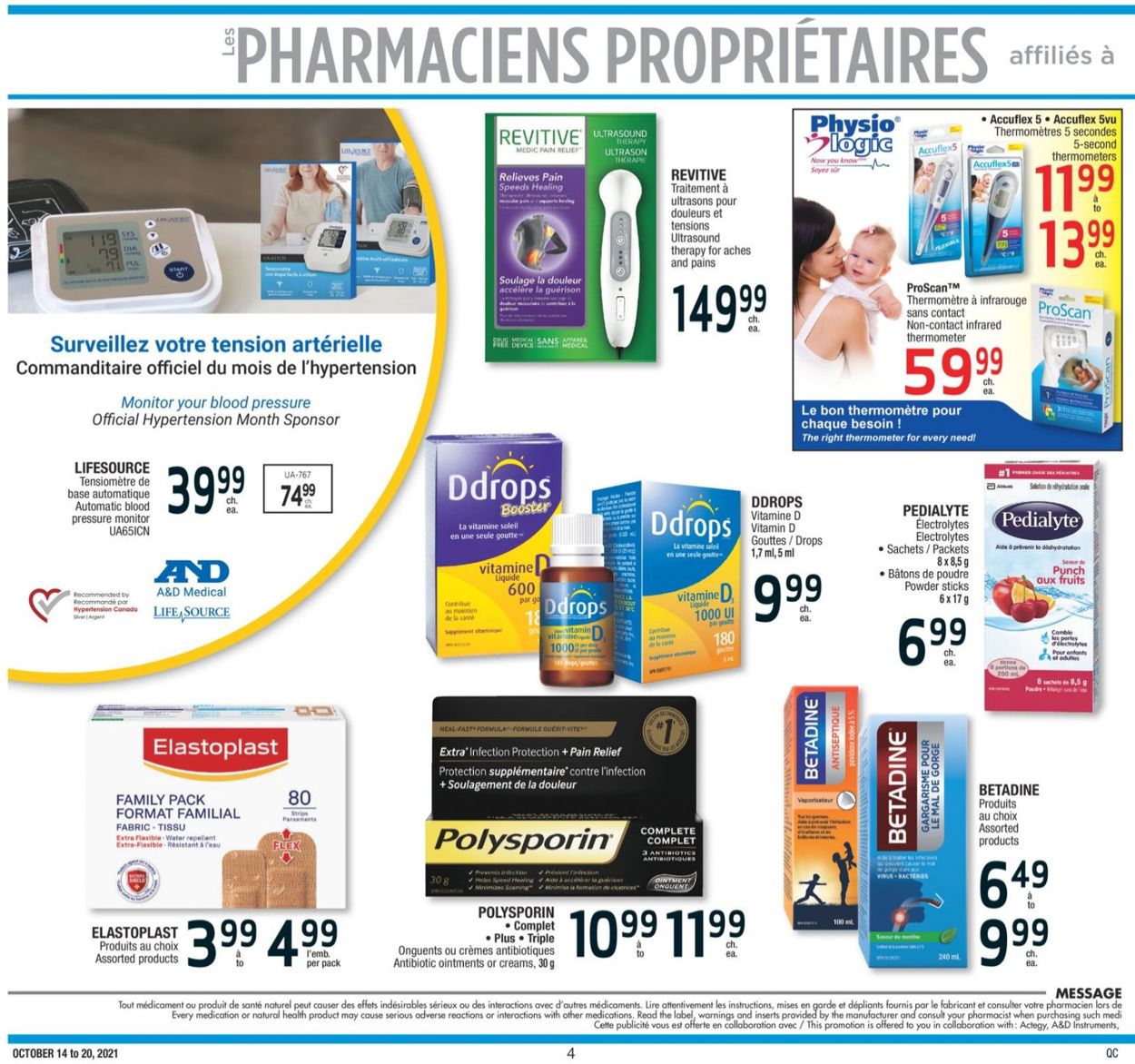 Jean Coutu Flyer from 10/14/2021