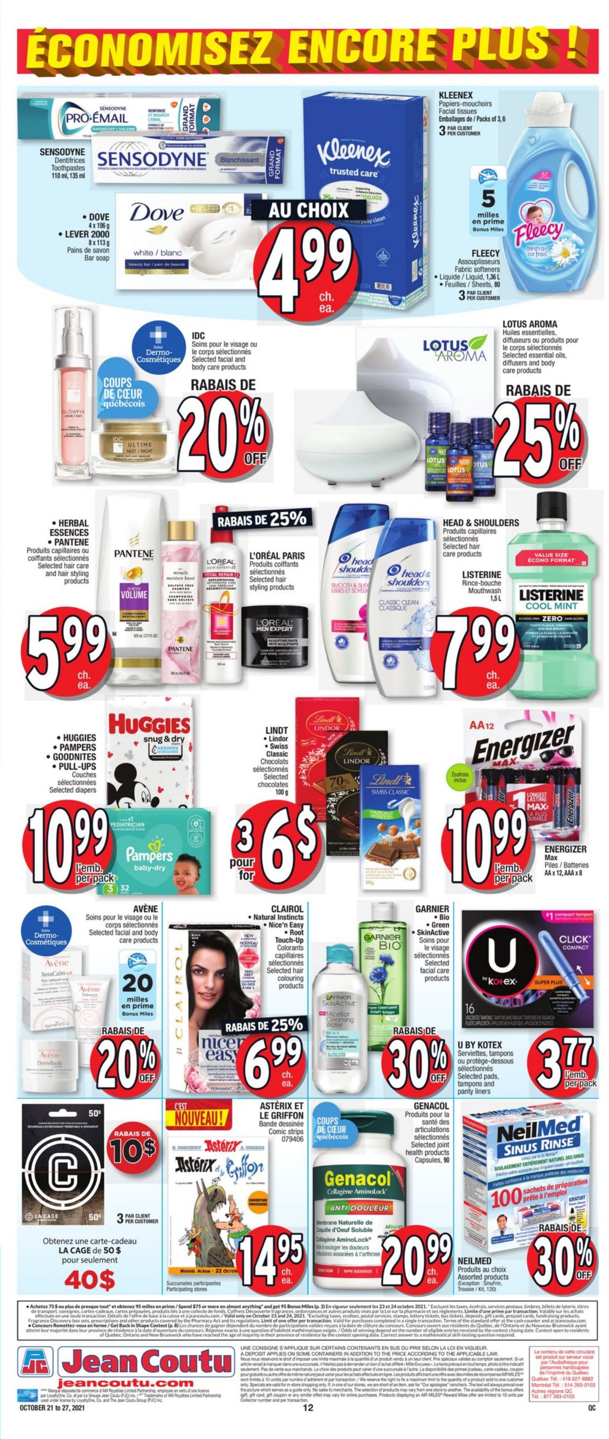 Jean Coutu Flyer from 10/21/2021