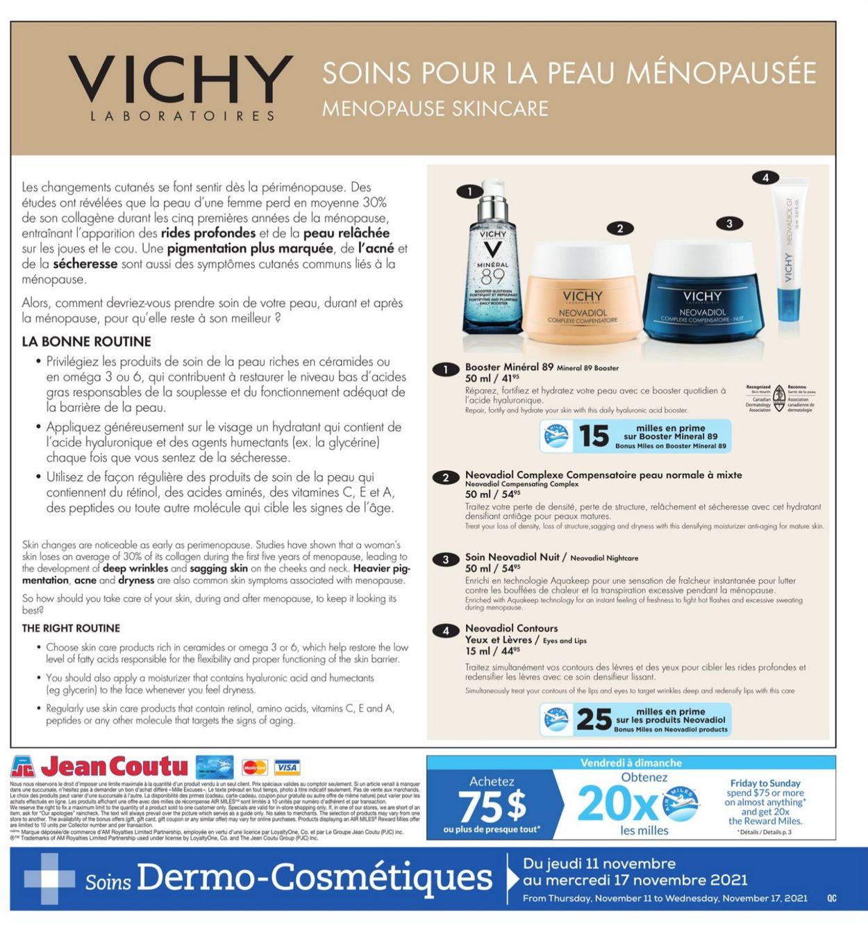 Jean Coutu Flyer from 11/11/2021