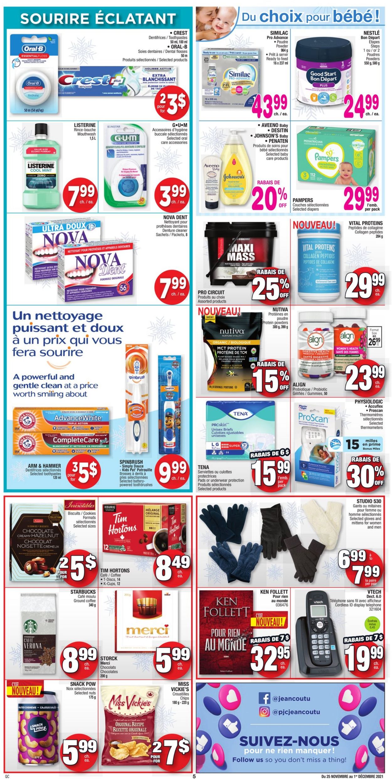 Jean Coutu Flyer from 11/25/2021