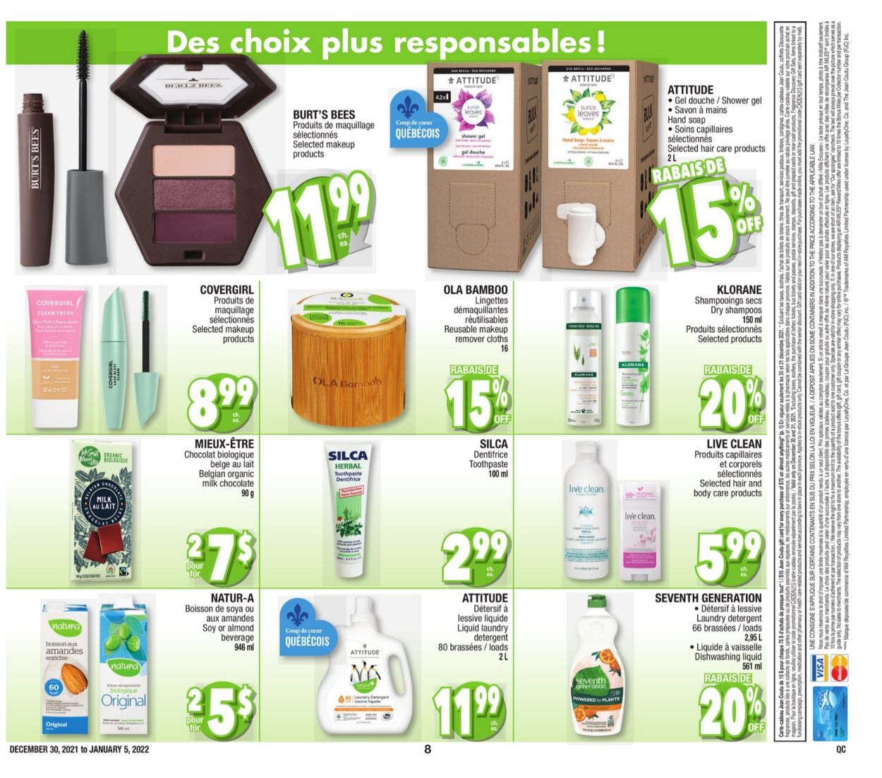 Jean Coutu Flyer from 12/30/2021